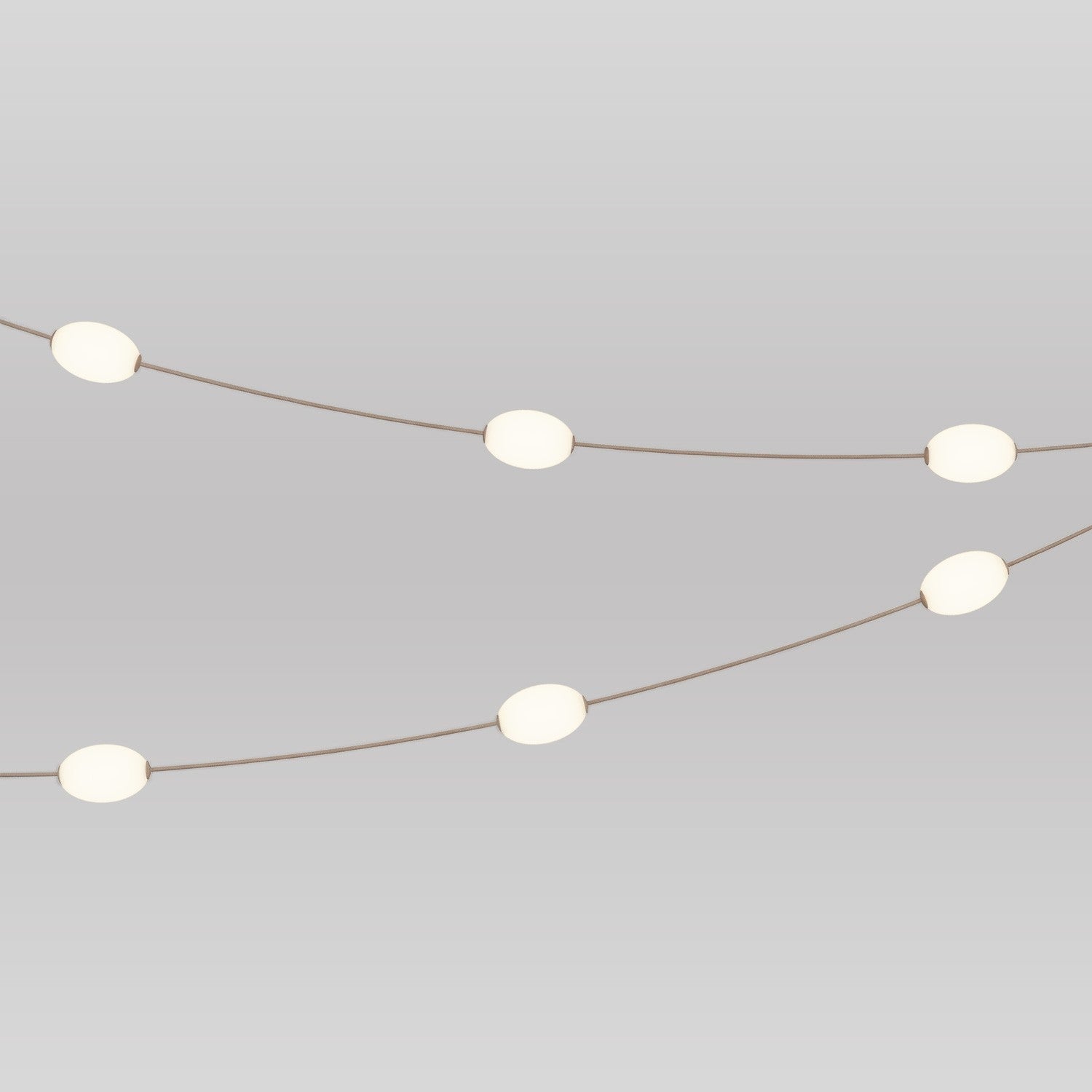 Outdoor string light with 6 light points IP67 Desert Brown - Marina6