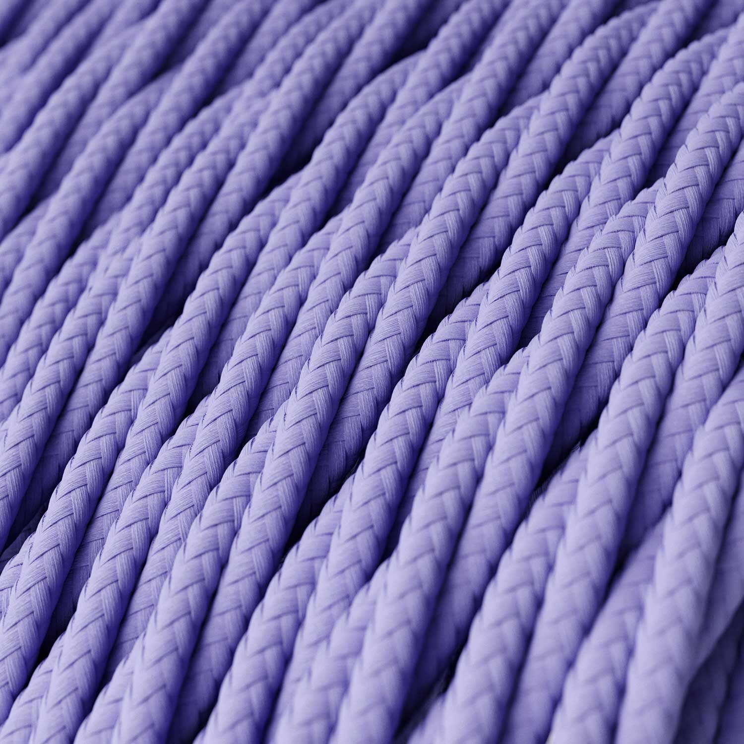 Lilac Rayon covered Twisted electric cable - TM07 - Image 2