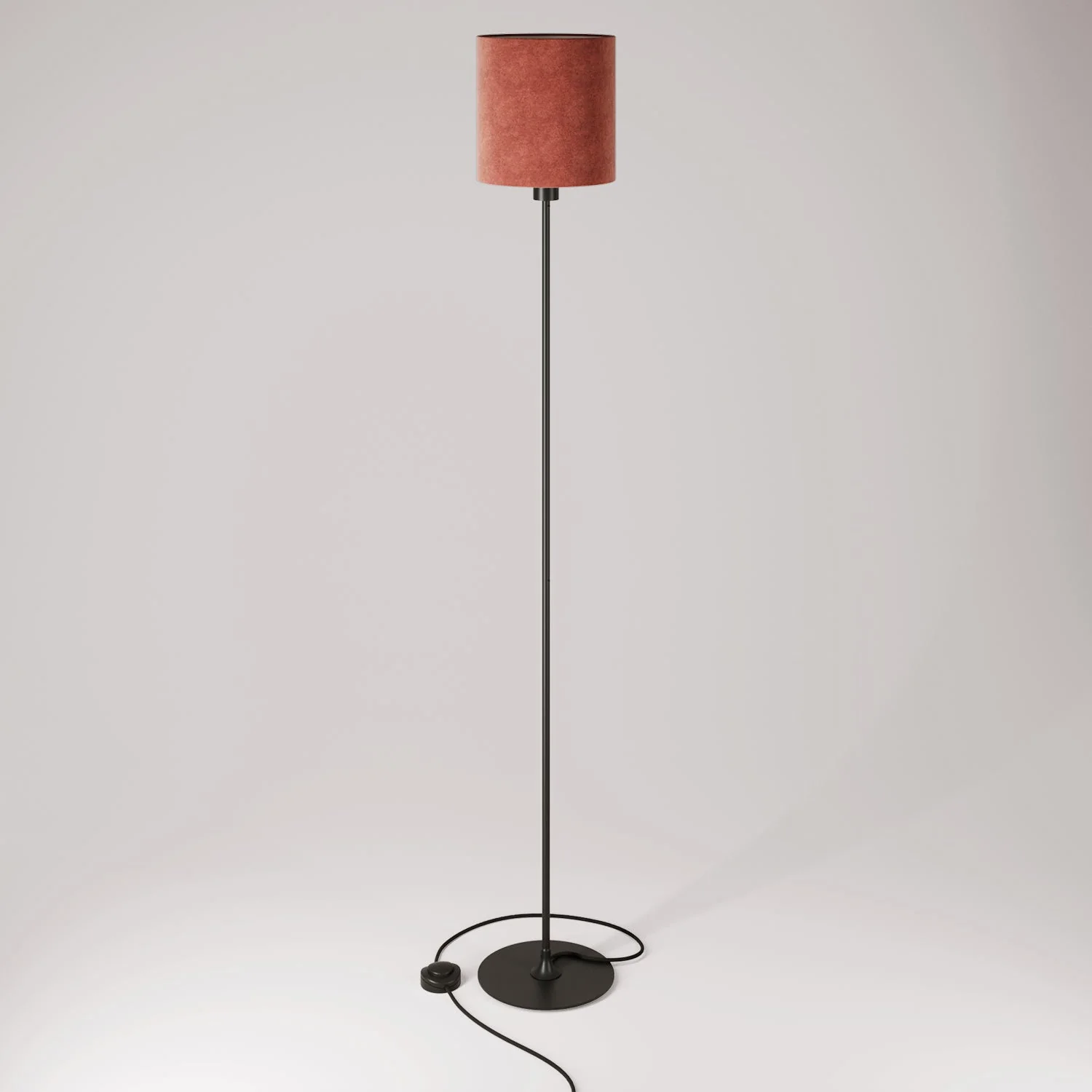 MAG-Y floor lamp with cylindrical M shade - Black - Image 3