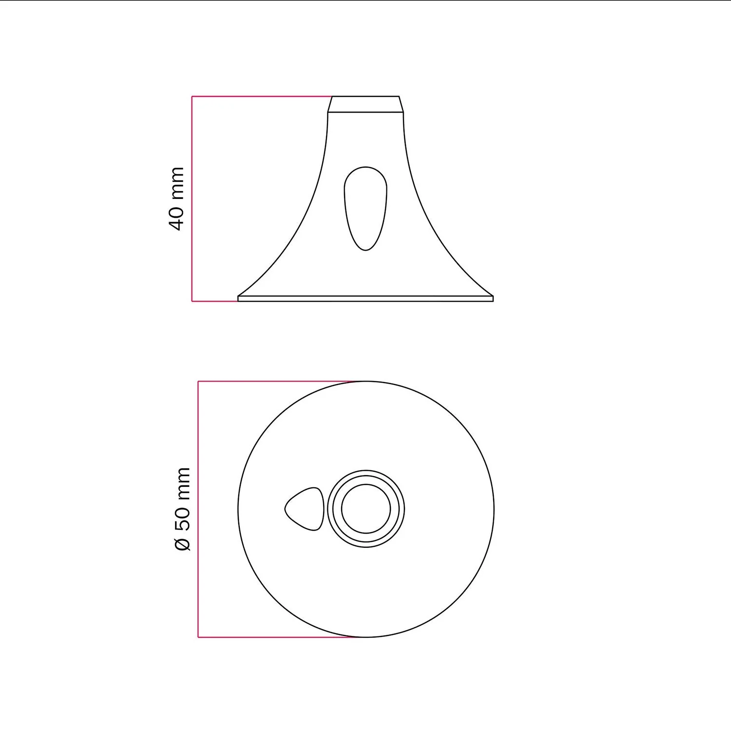 MAG-Y, magnetic lamp support kit - Black - Image 8