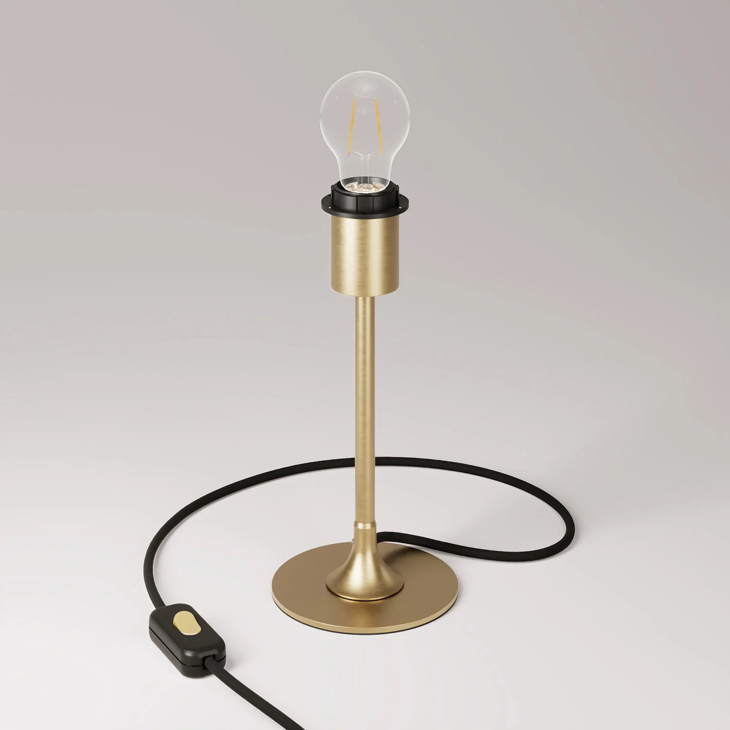 MAG-Y metal table lamp with fitting for lampshade - Brushed bronze - Image 3