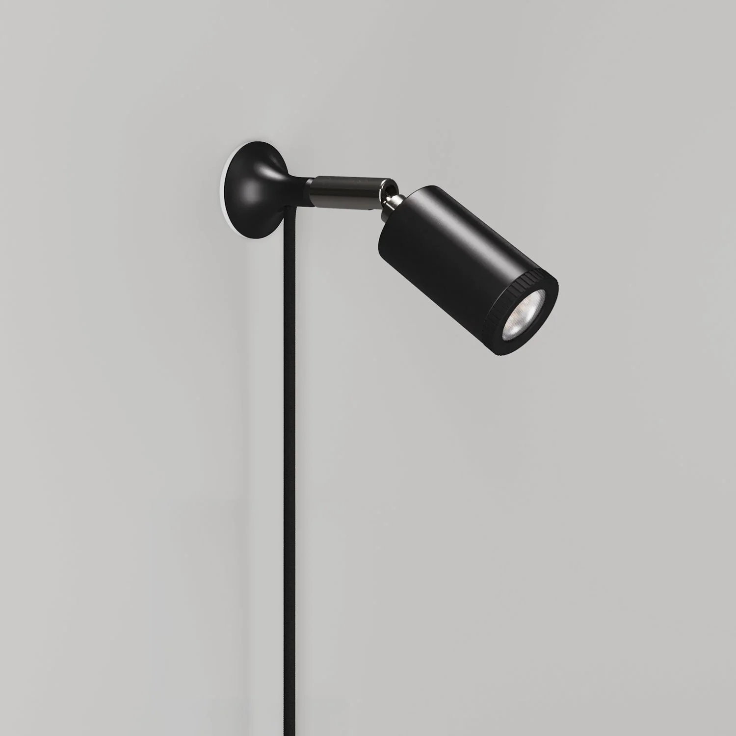 MAG-Y metal wall light with swivel joint and spotlight - Black - Image 4