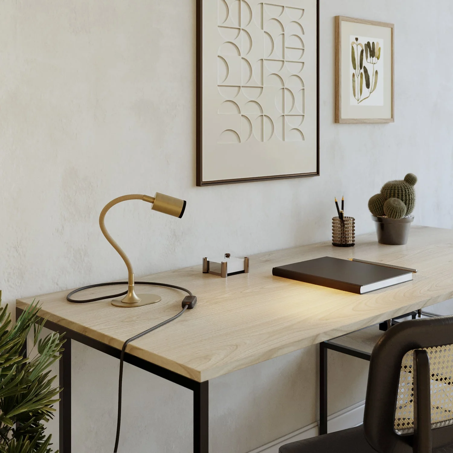 MAG-Y spotlight with adjustable extension - Brushed bronze - Image 2