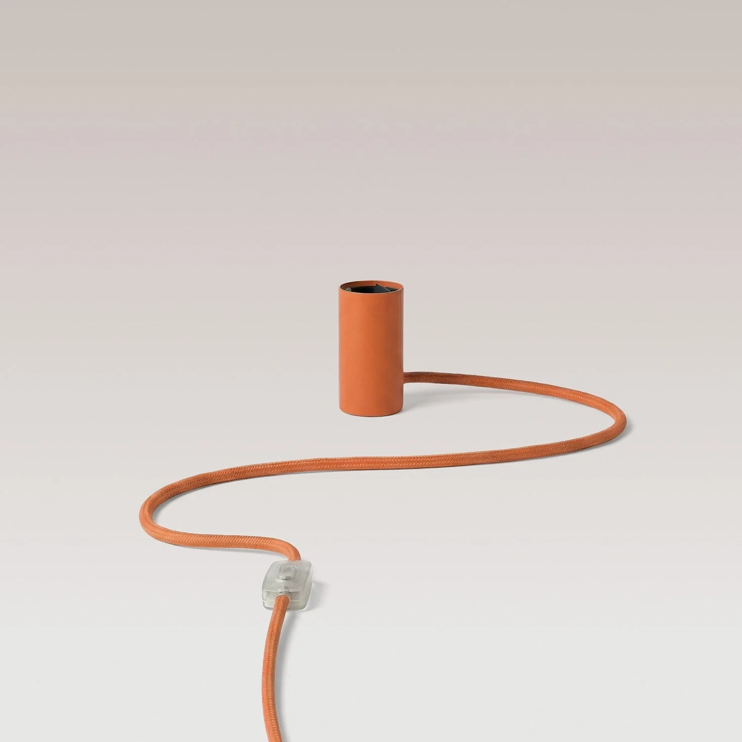Magnetic plug-in lamp with E27 socket - Orange