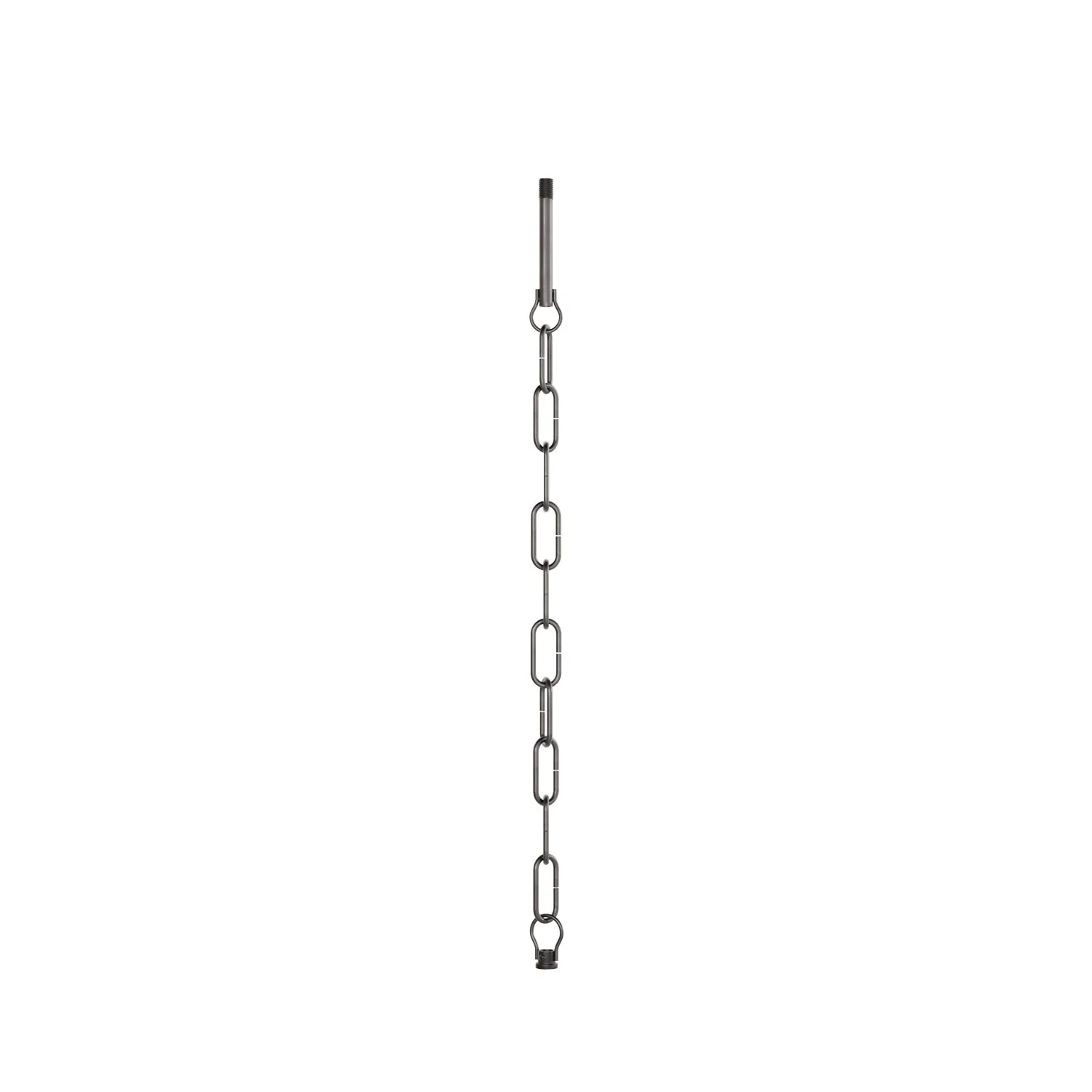 Mechanical suspension kit with Genoese iron chain – 50 cm chain, rod and hook M10x1