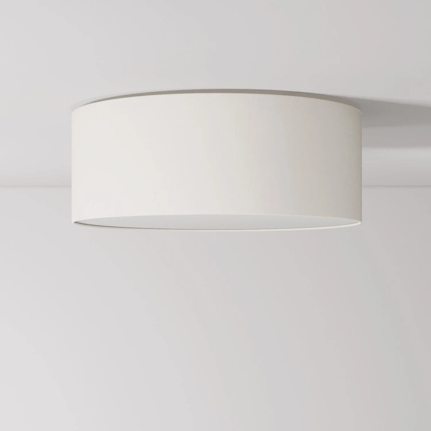 Medium Slim Fabric Ceiling Light - Made in Italy - Arenal Sand