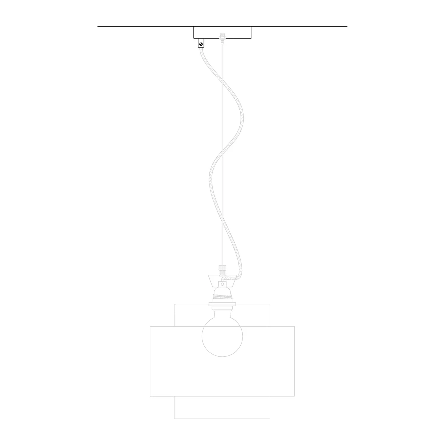 Cylindrical metal Ceiling canopy kit Ø 120 mm with 2 central and offset holes – Matt White - Image 4