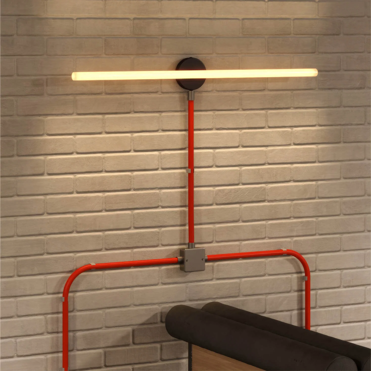 Metal terminal with M10 thread for Creative-Tube, complete with accessories. - Image 3