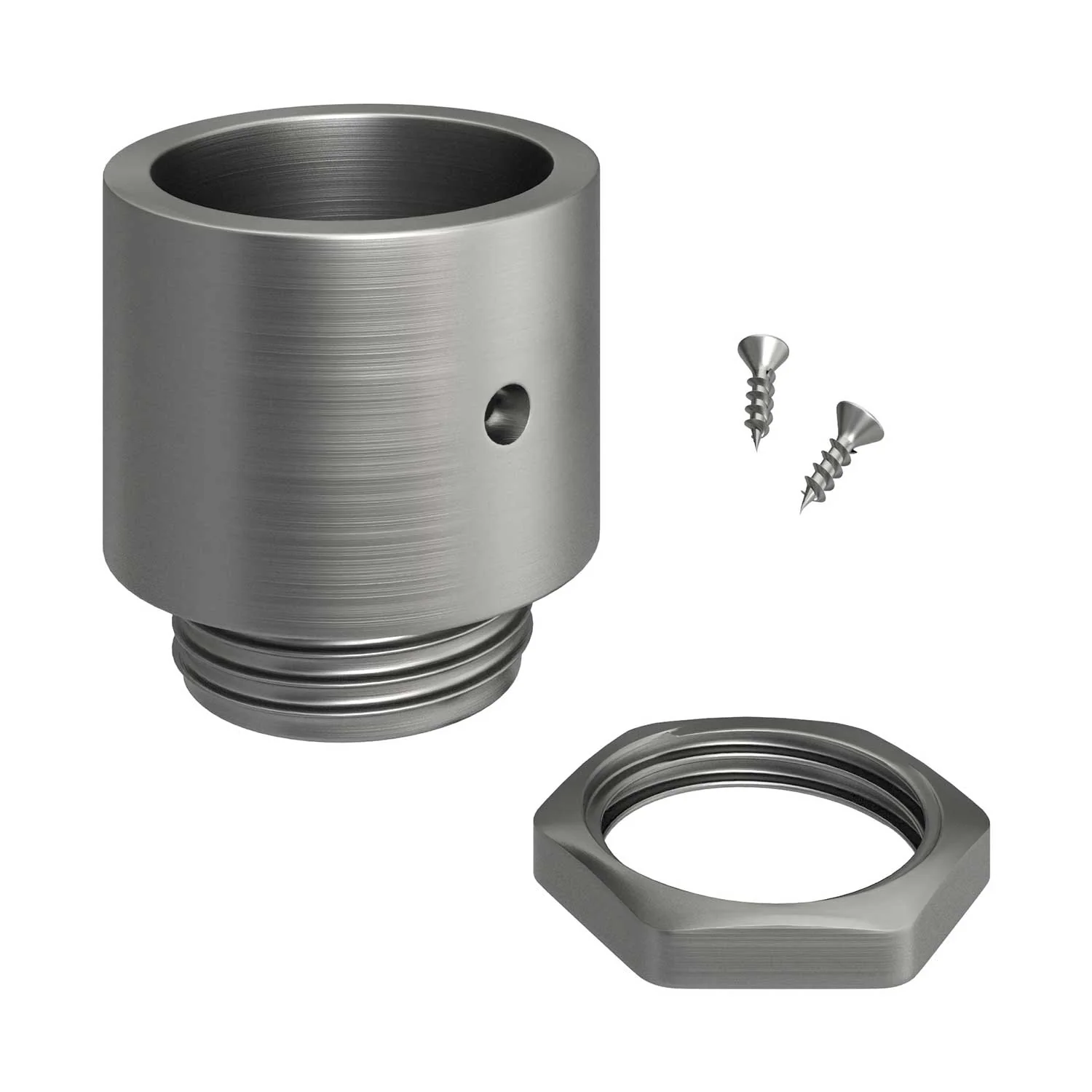 Metal end fitting with M20 thread for Creative-Tube, with tube-tightening screws - Image 4