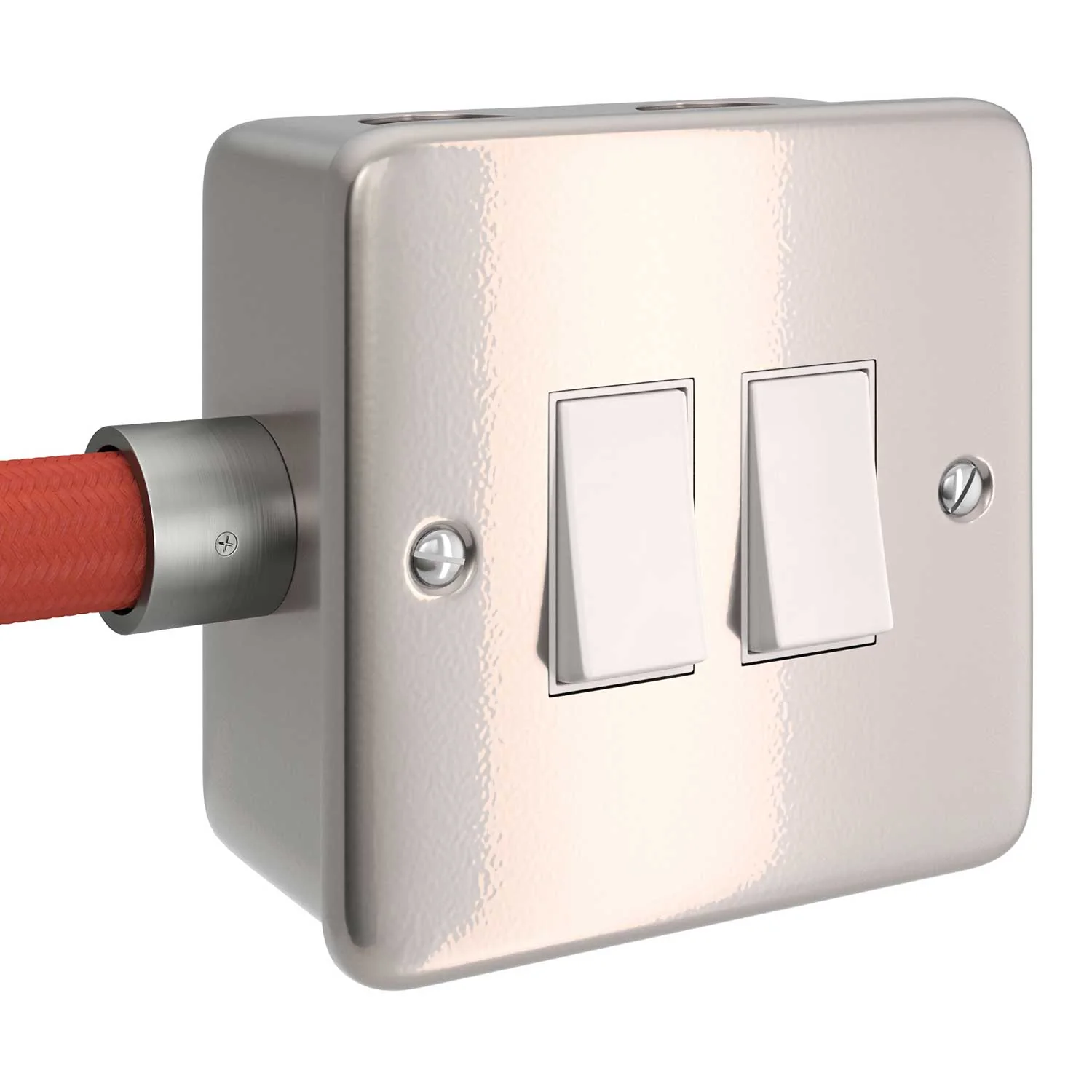 Metal wall box with double switch for Creative-Tube - Image 2
