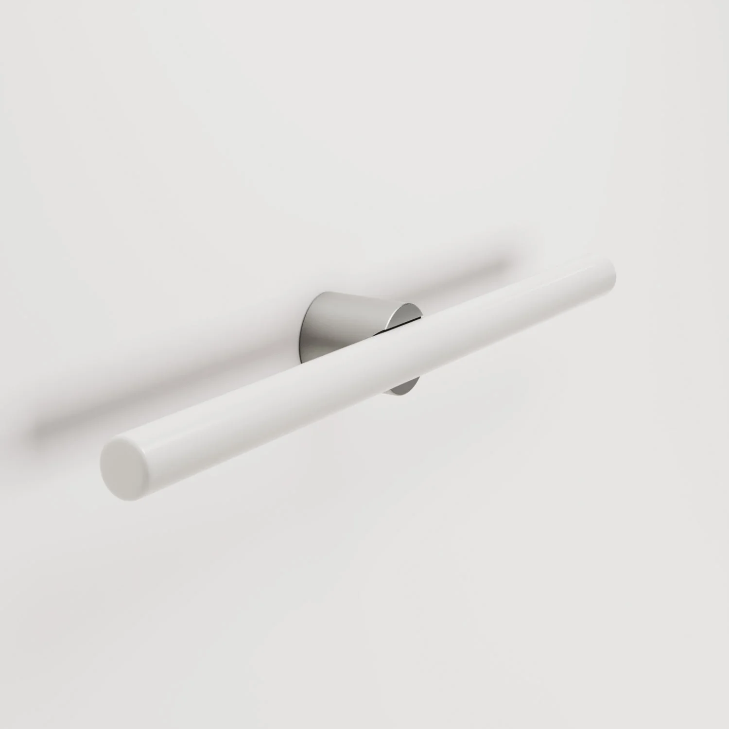 Metal wall or ceiling lamp with S14d linear LED light bulb - Brushed titanium - Image 4