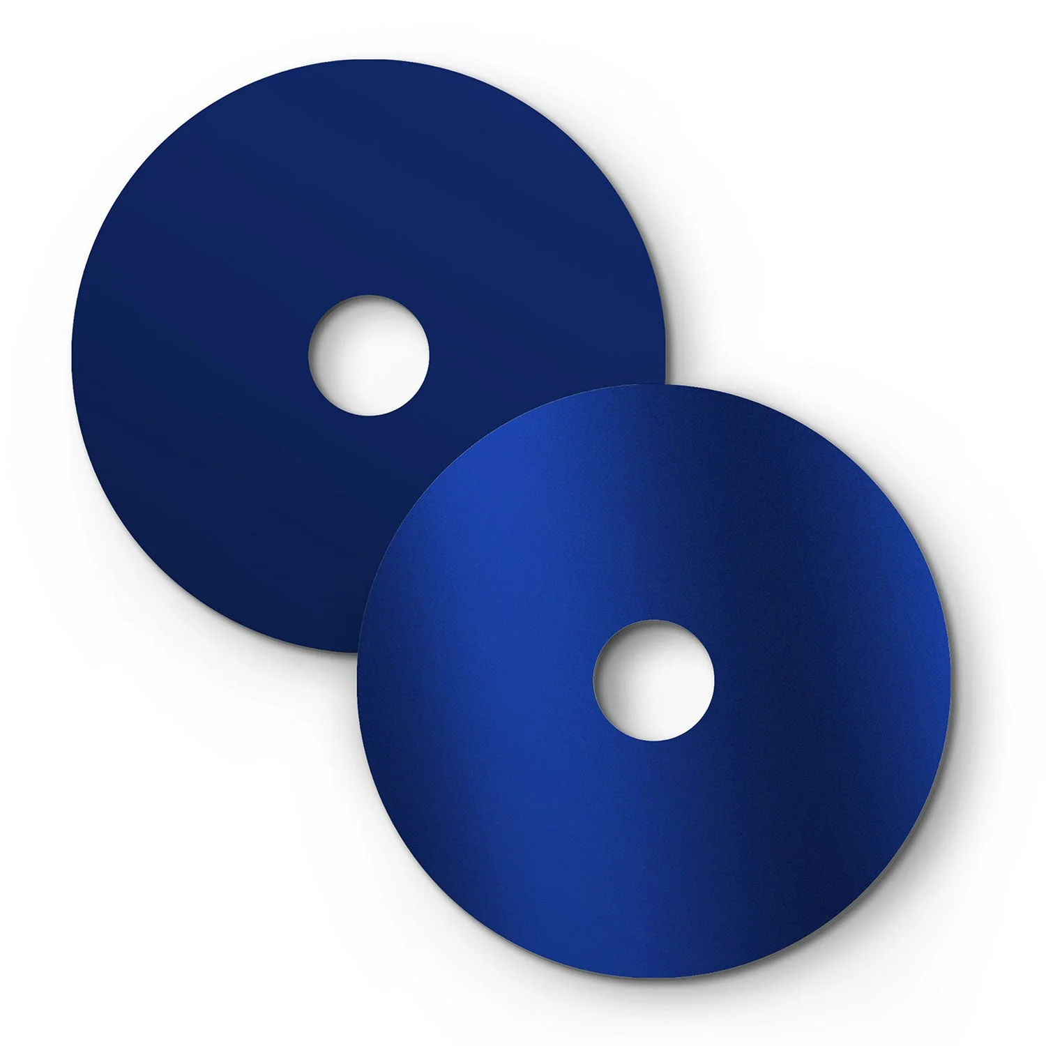 Mini Ellepì 'Solid Color' blue plate for lamps, diameter 24 cm - Made in Italy