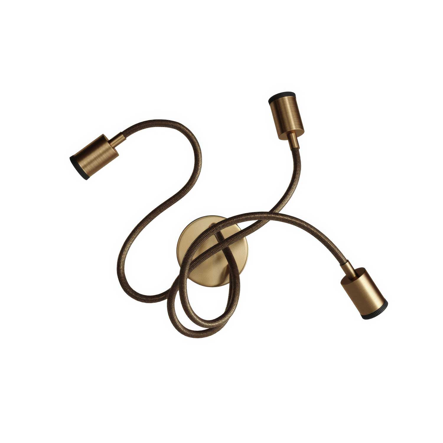 Mini Spotlight SPOTLIGHT GU1d0 Flex 60 wall and ceiling lamp - Satin Bronze