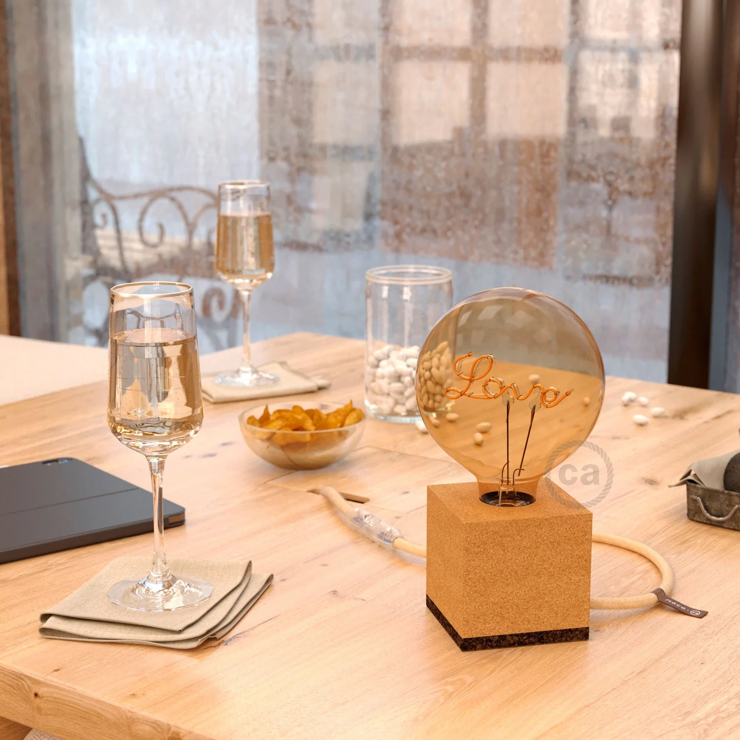 MoCo Posaluce Cubetto in natural cork - Natural cork - Image 2