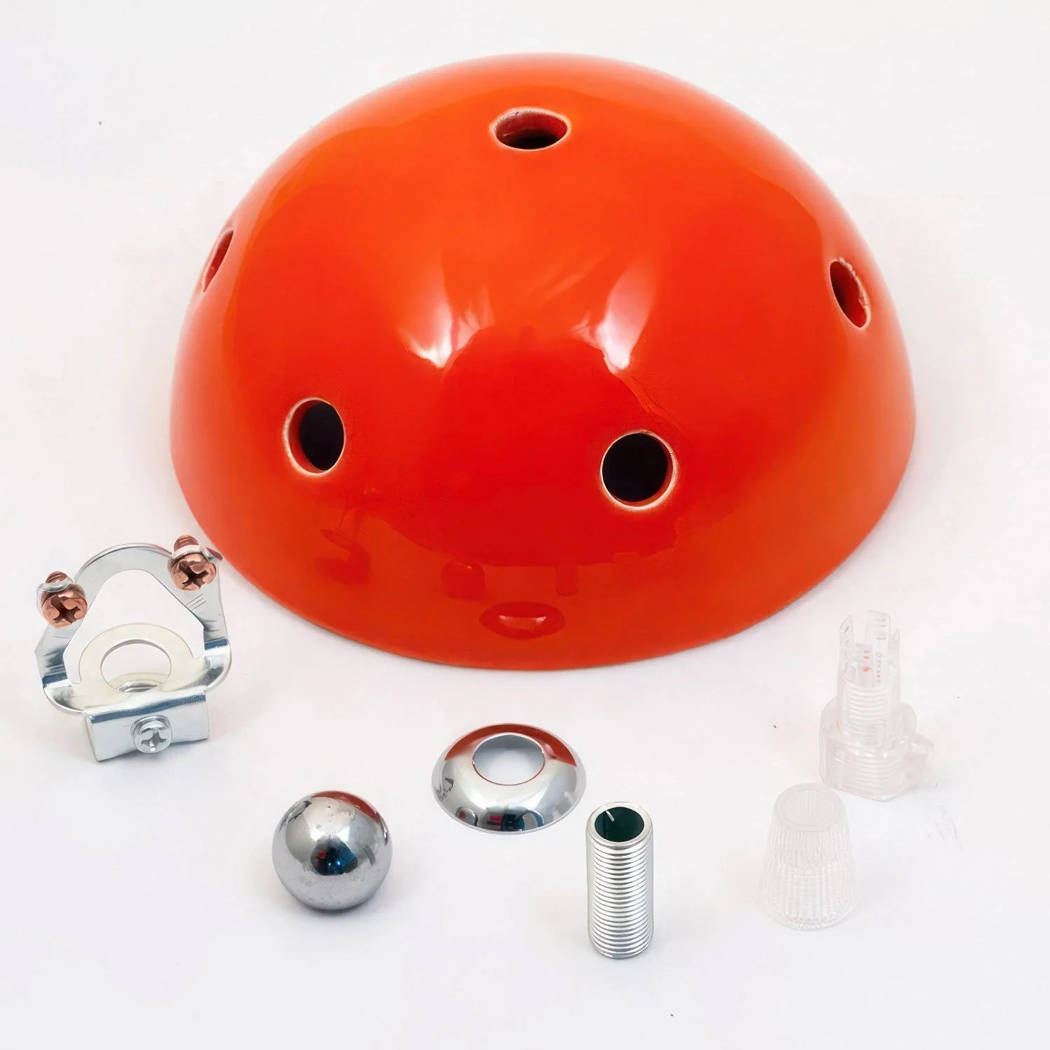 7-hole ceramic ceiling rose kit - Orange - Image 3