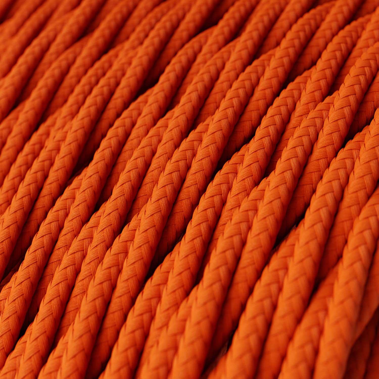 Orange Rayon-Covered Twisted Electric Cable - TM15 - Image 2