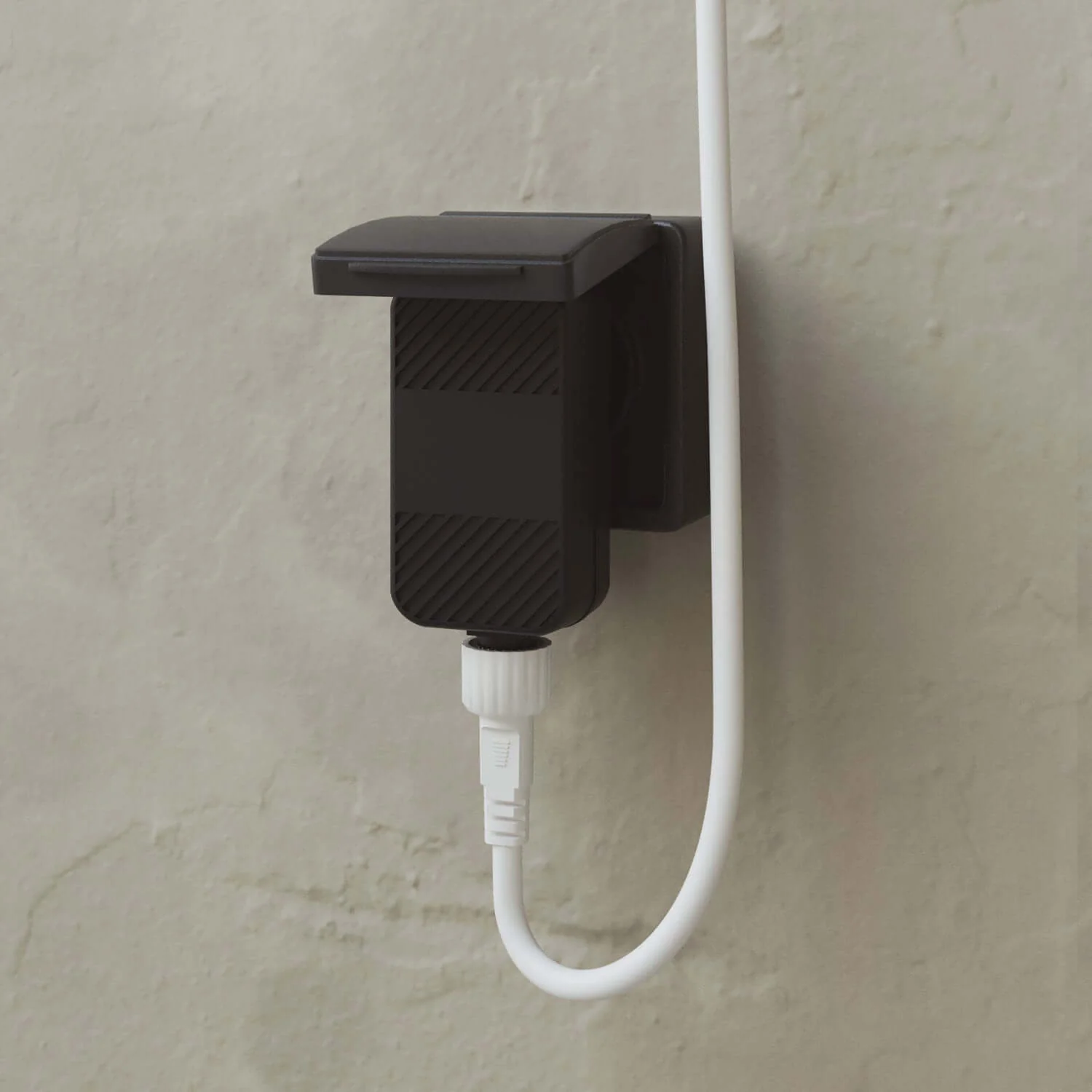 Outdoor string light 12 points of light IP67 Sand White - Marina12 - Image 6