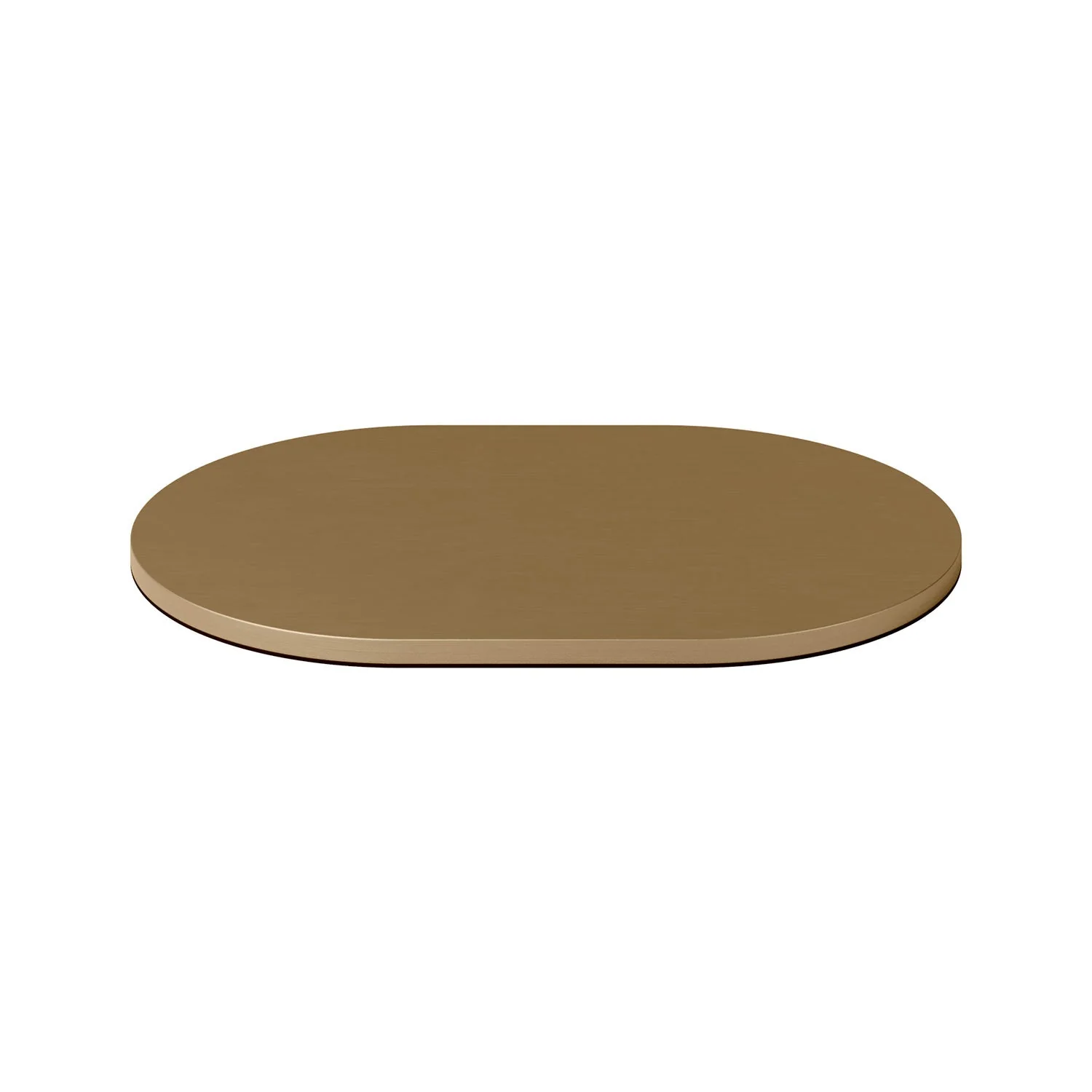Oval metal base for MAG-Y table lamp - Satin bronze