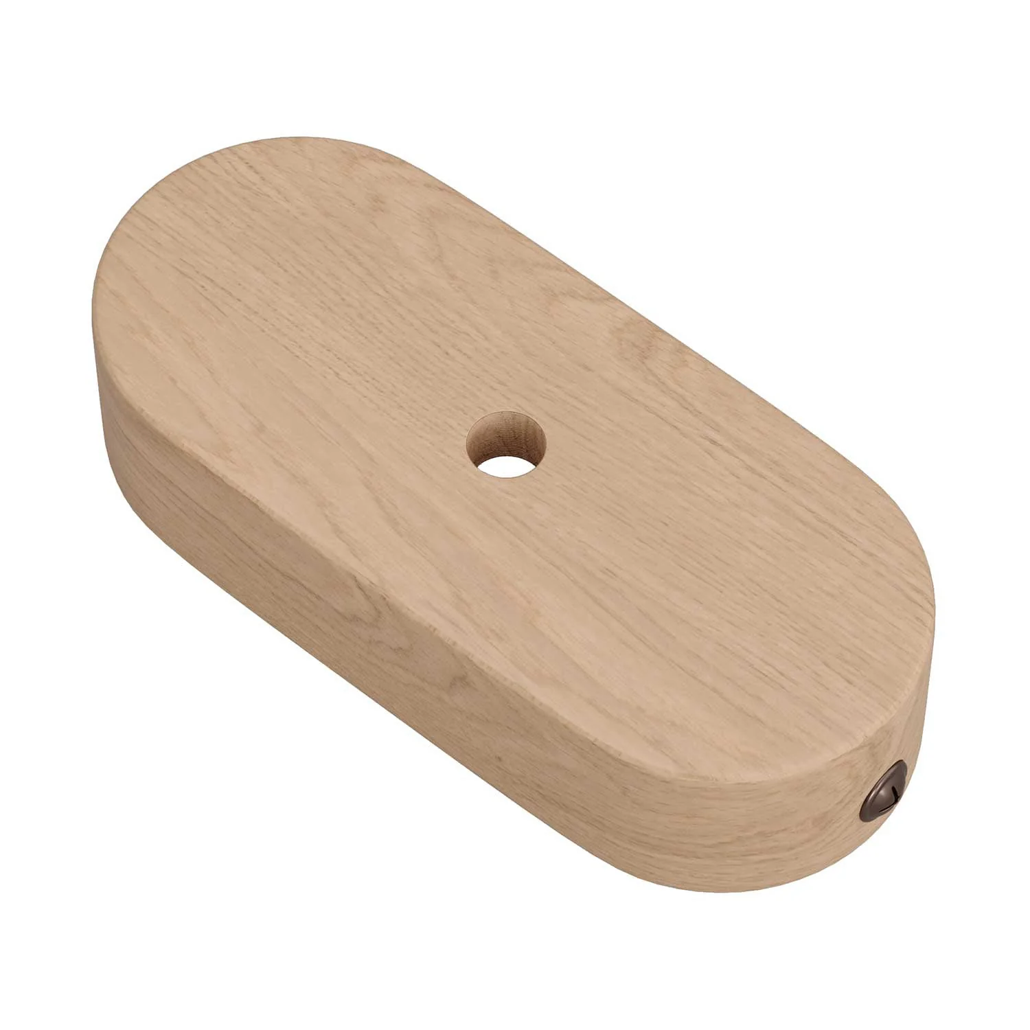 Oval wooden ceiling rose kit - Neutral - Image 2