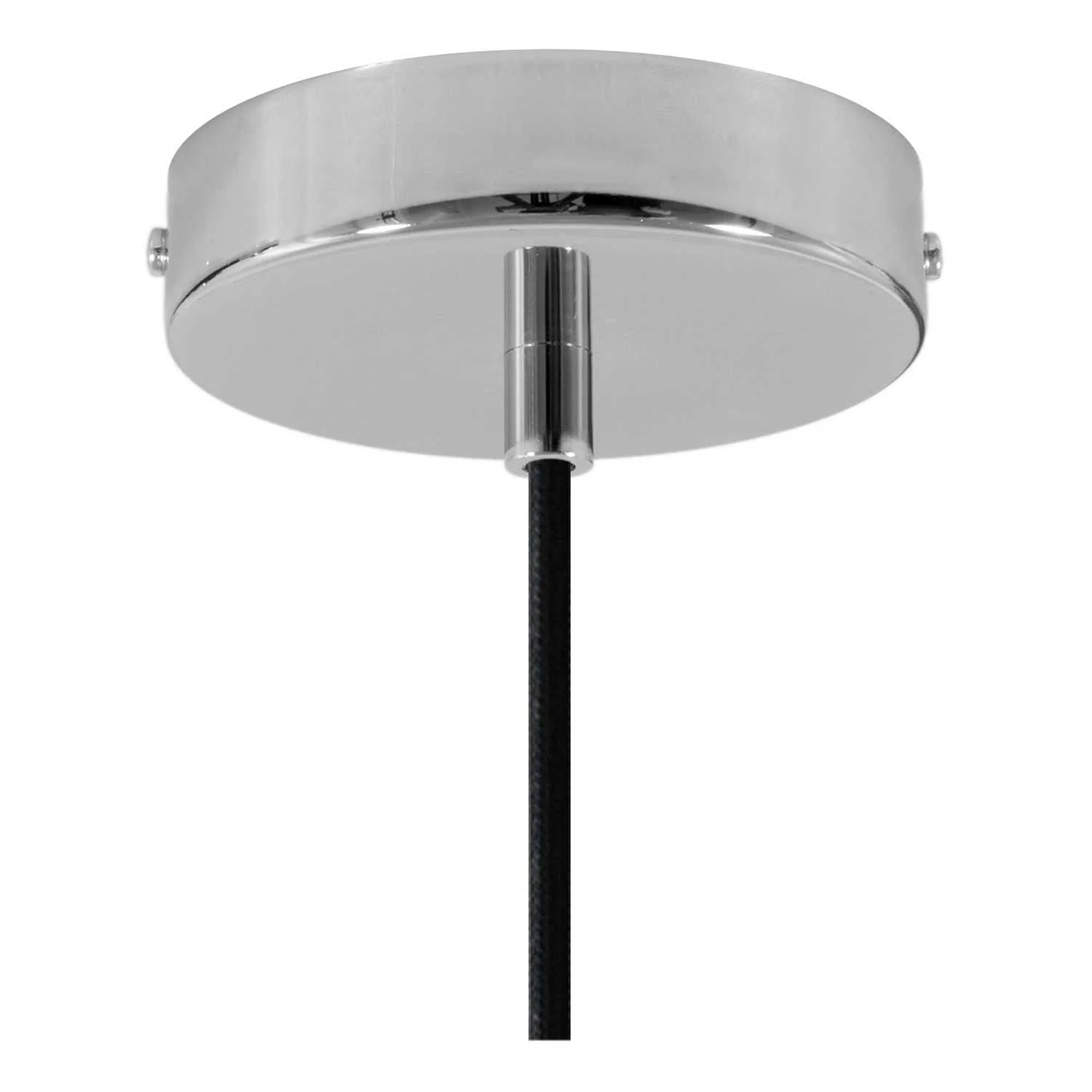 Pendant lamp complete with fabric Cable, Imbuto concrete Lampshade and metal finishes - Dark concrete - Image 2