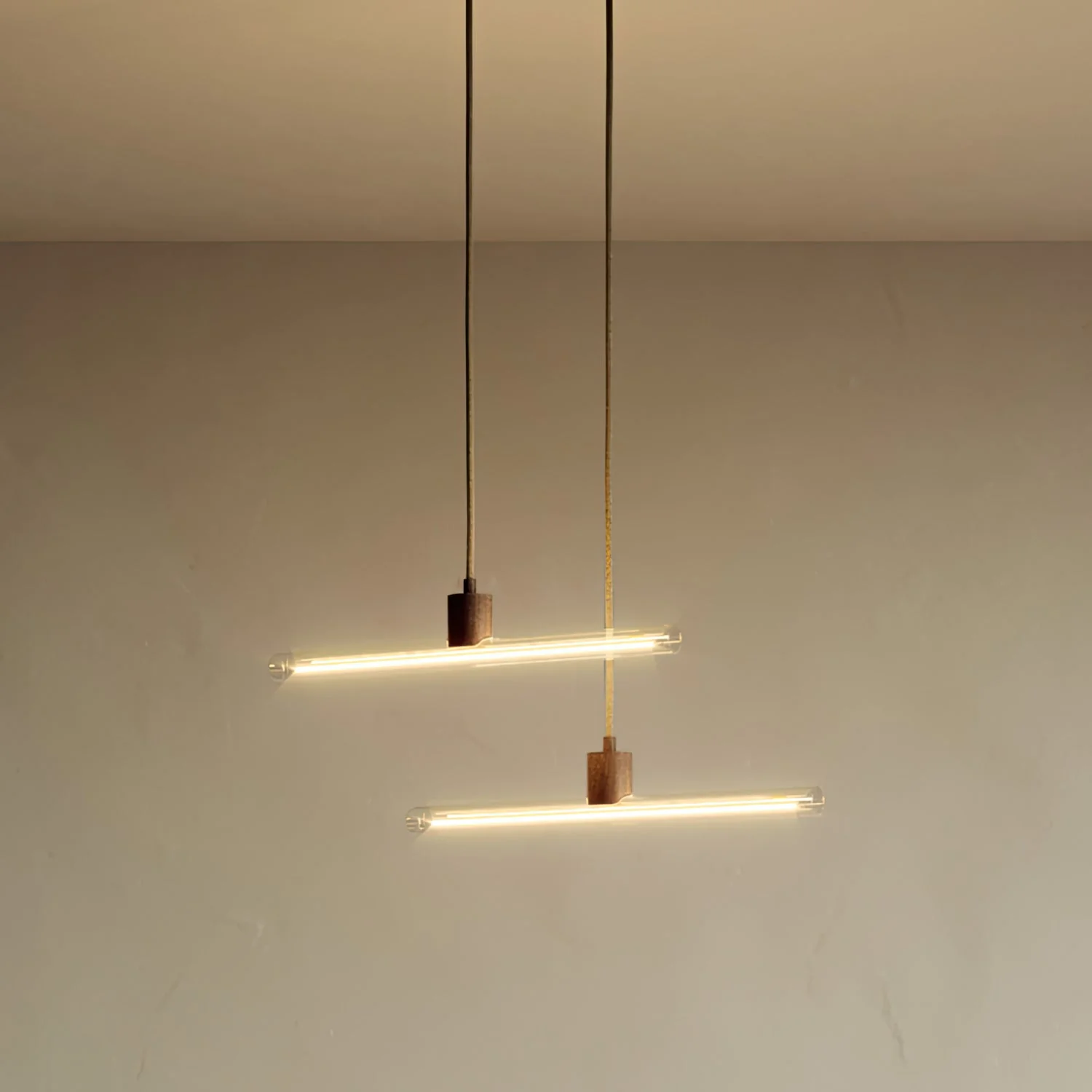 Esse14 suspension lamp with S14d fitting – Wengé effect - Image 3