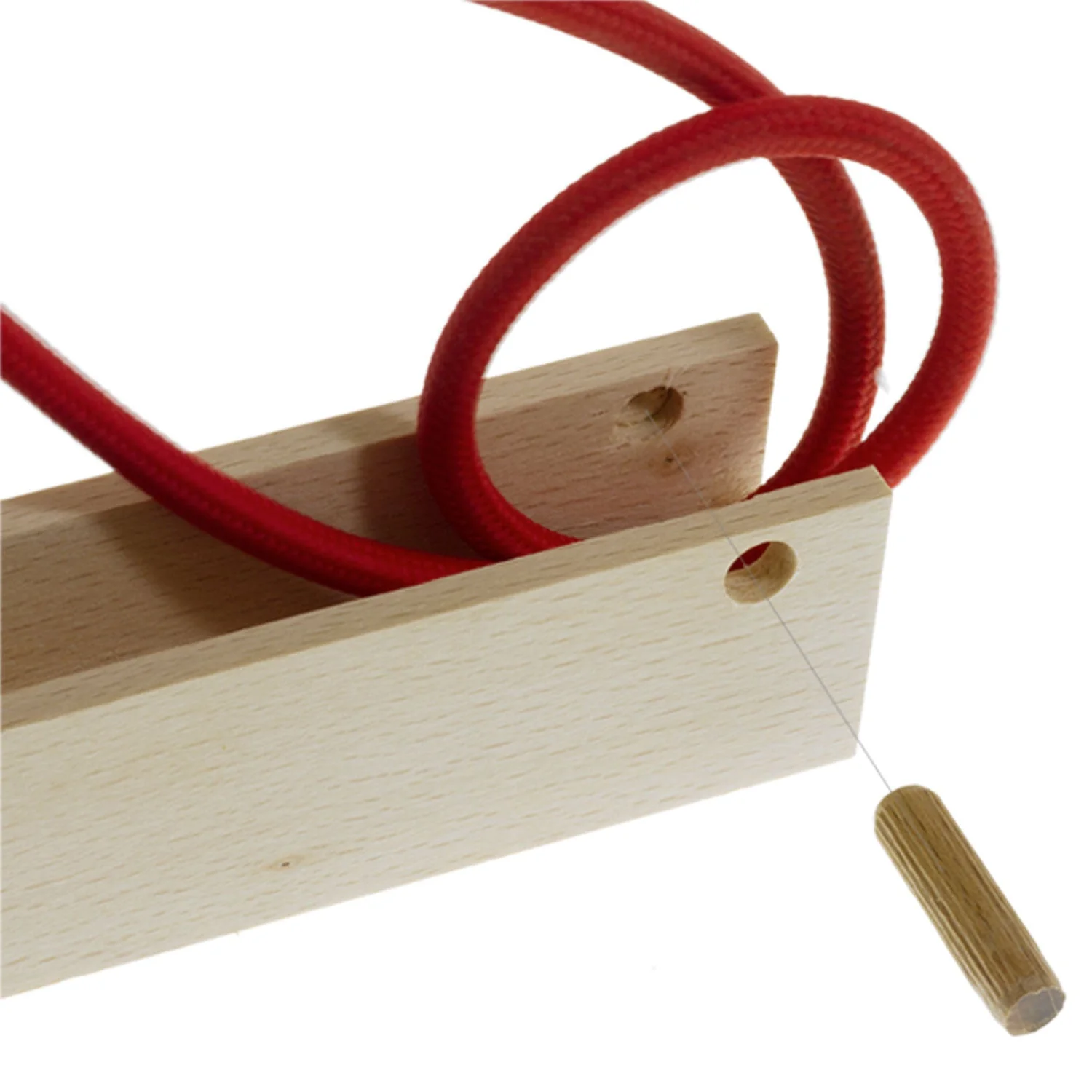 Pinocchio, adjustable wooden wall support for pendant lamps - Neutral - Image 6