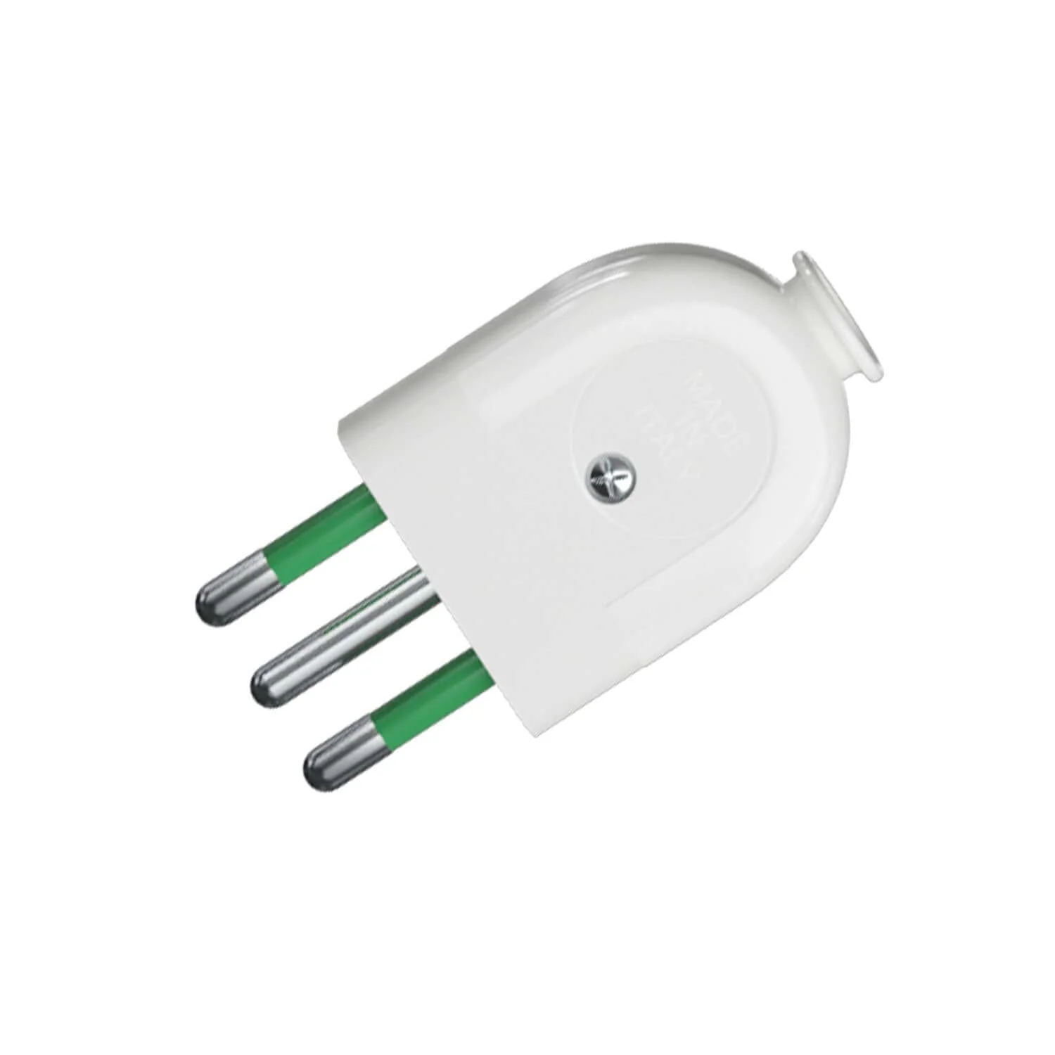 2P + T 10 A plug - IMQ - White