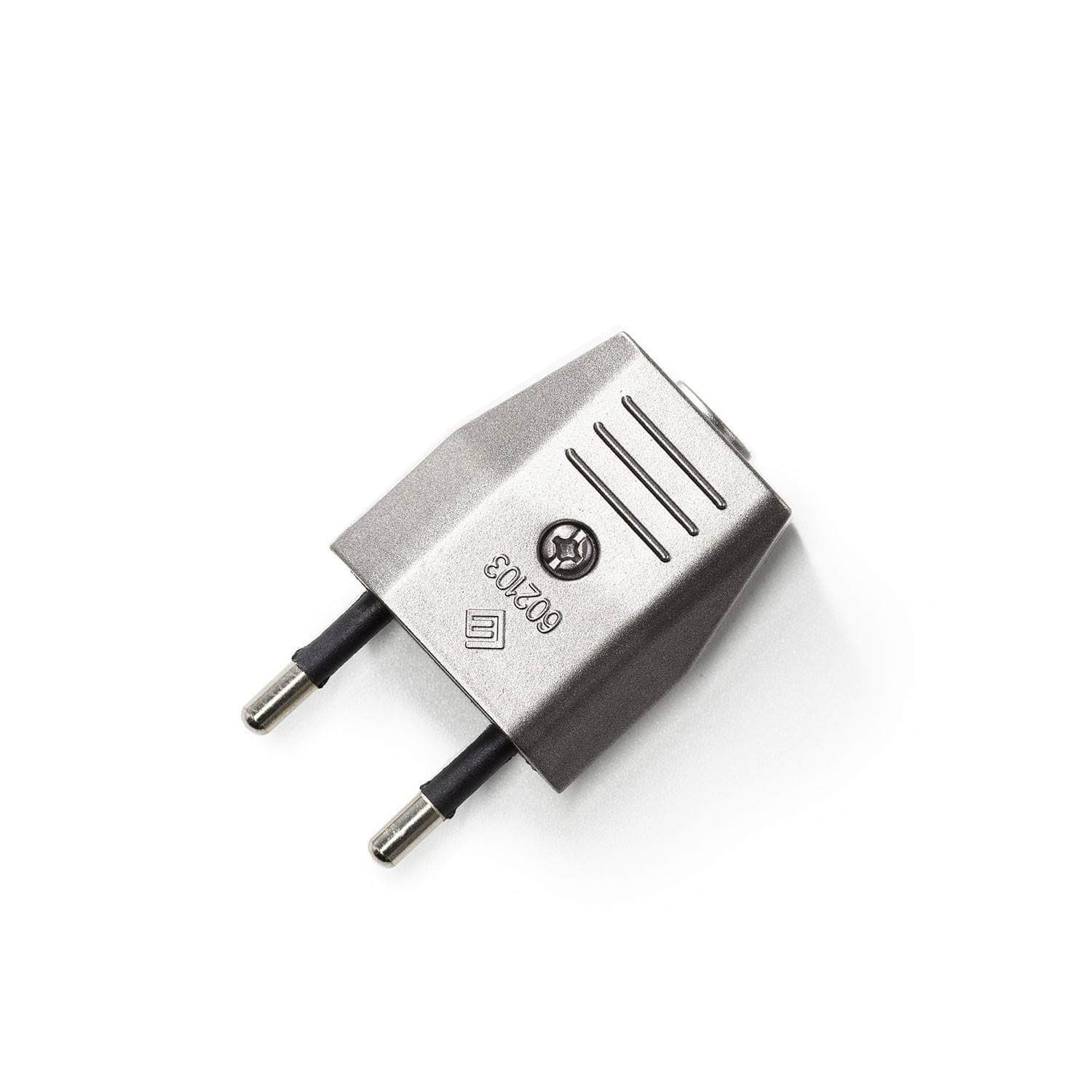 European Plug Creative Plug 2 pole 10A - Titanium