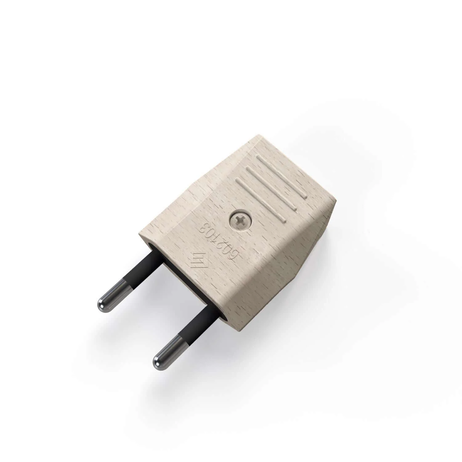 Creative European Plug 2 pole 10A - Wood effect