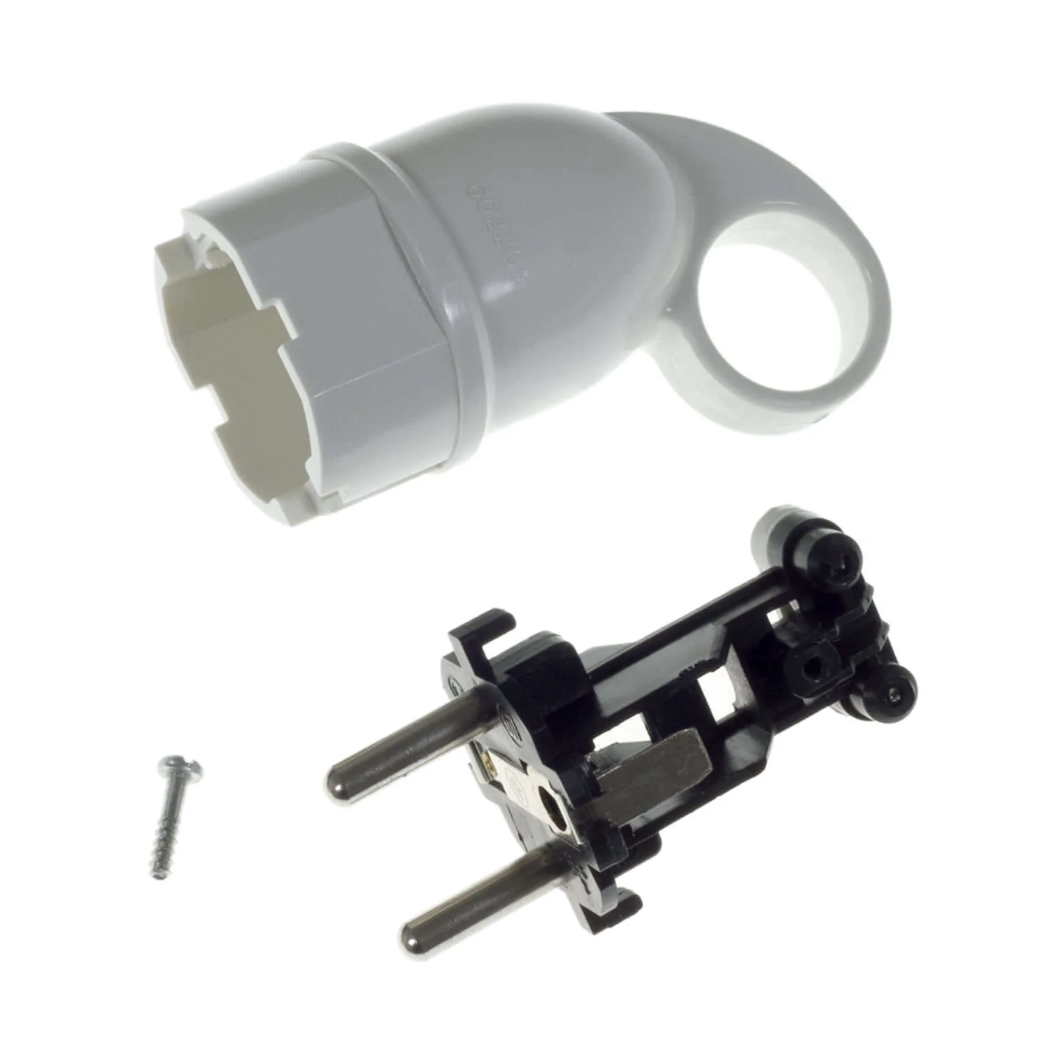 Schuko Comfort plug with ring 16A 250V - White - Image 5