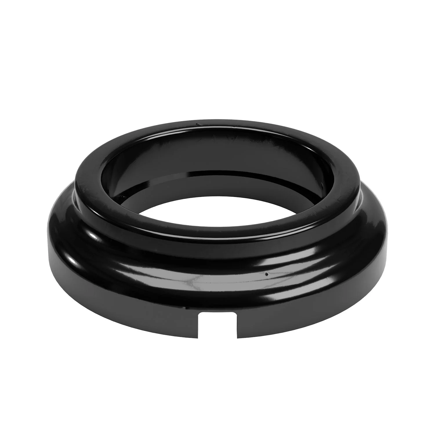 Porcelain base for electric socket and switch - Black