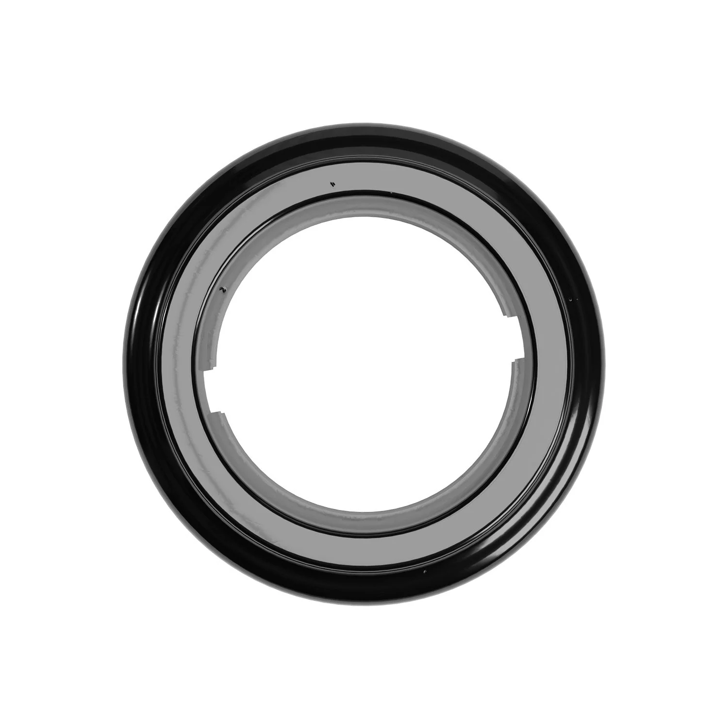 Porcelain base for electric socket and switch - Black - Image 2
