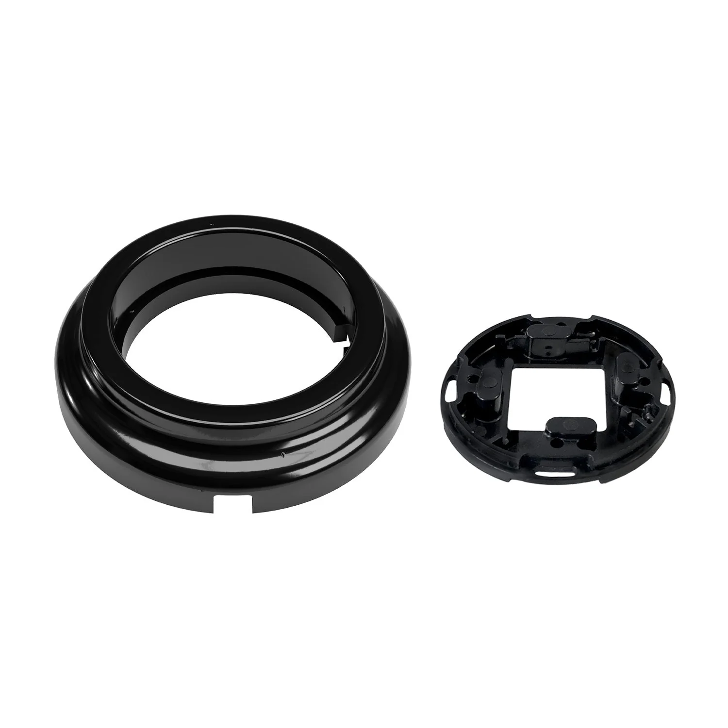 Porcelain base for electric socket and switch - Black - Image 3