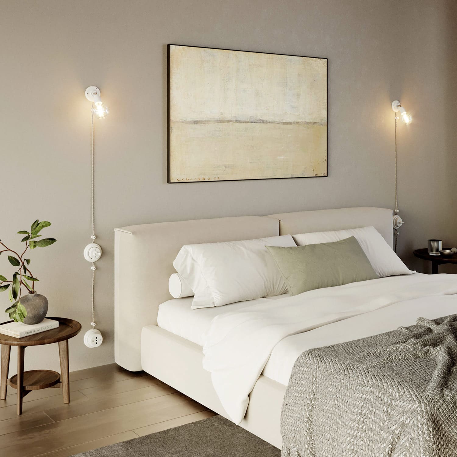 Porcelain base for electrical socket and for switch/diverter – White - Image 7