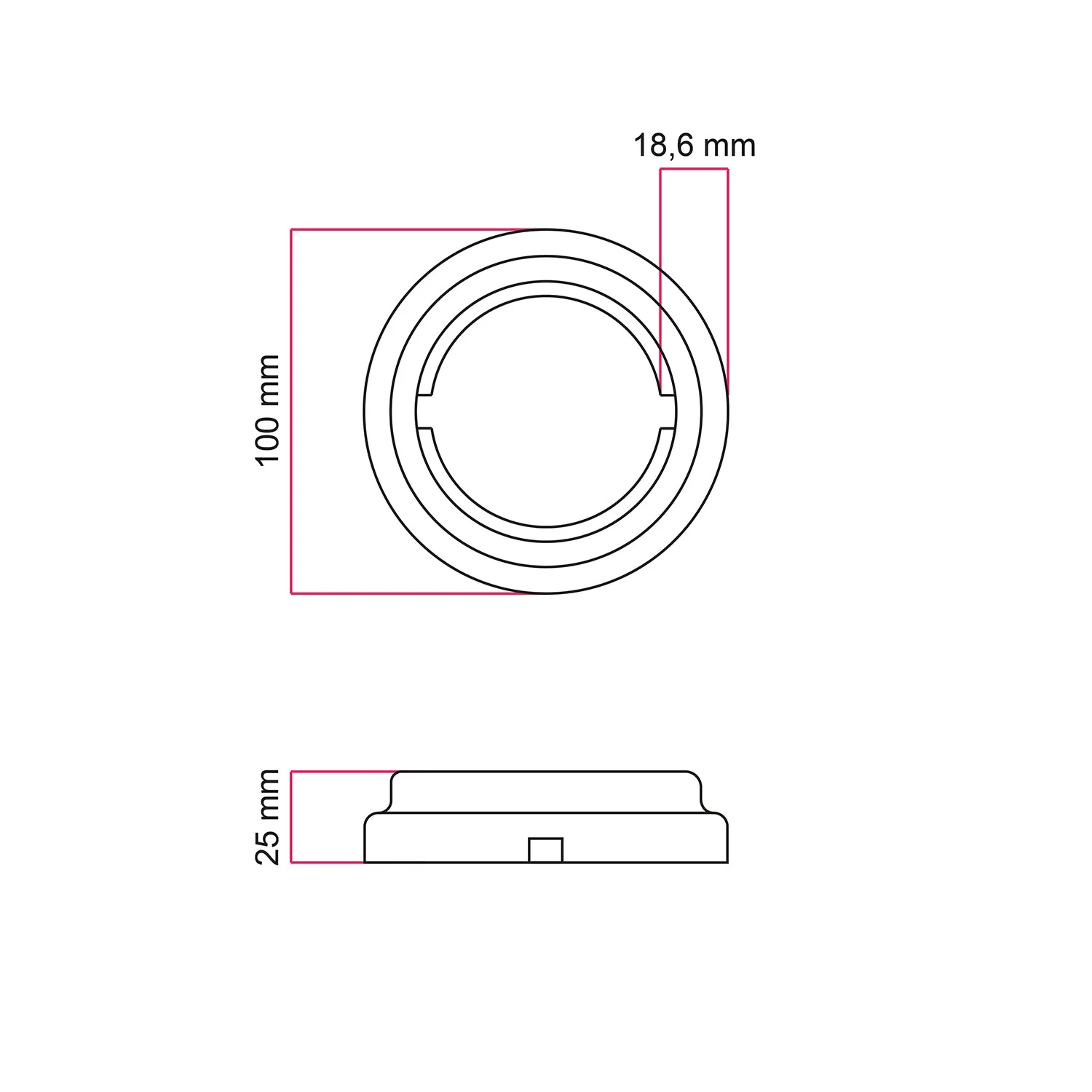 Porcelain base for electrical socket and for switch/diverter – White - Image 8