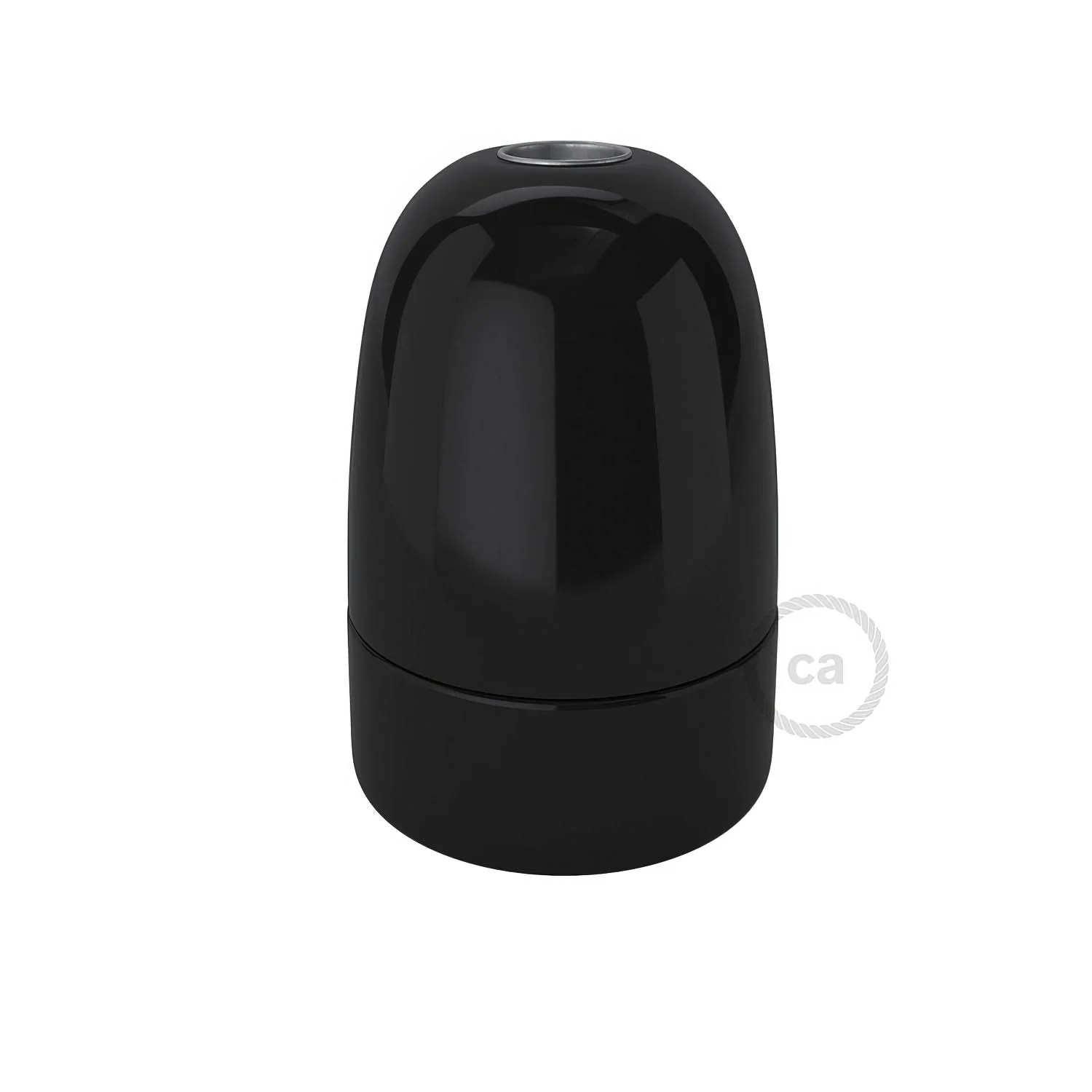E40 porcelain lamp holder kit – Black - Image 3