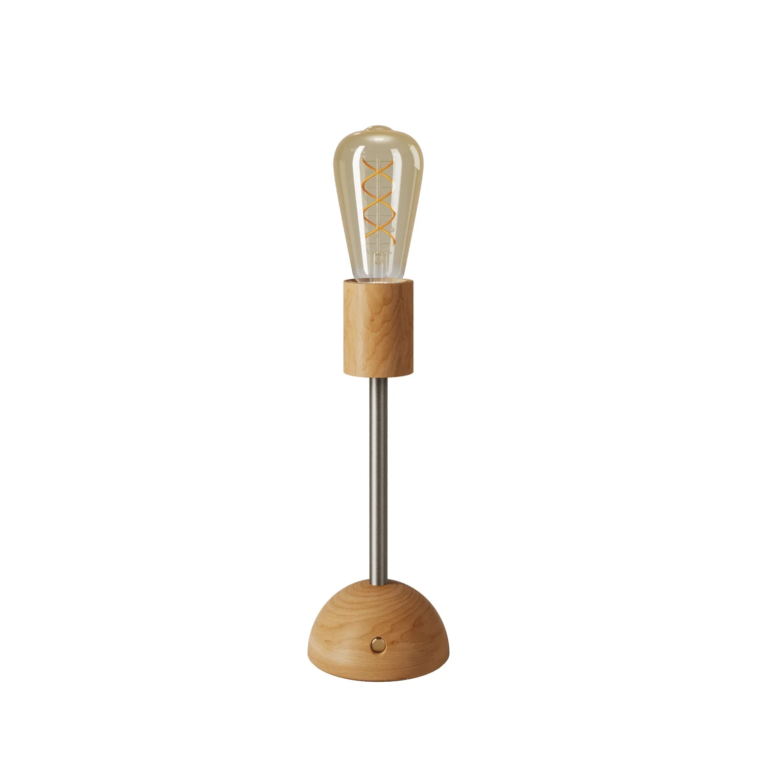 Portable and rechargeable Cabless02 lamp with golden Edison light bulb - Neutral