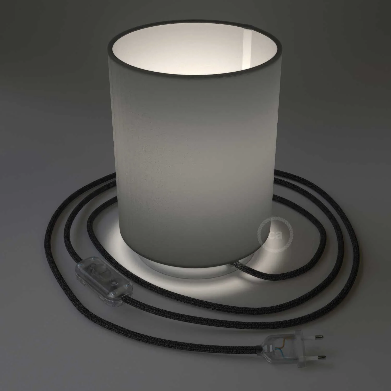 Posaluce metal base with Cilindro lampshade - Electra Pinguino - Image 2