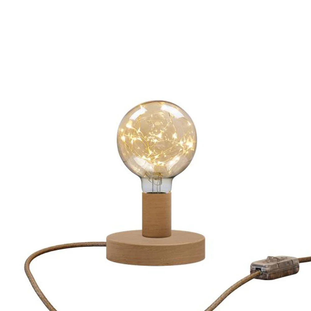 Posaluce Milleluci wooden table lamp - Neutral