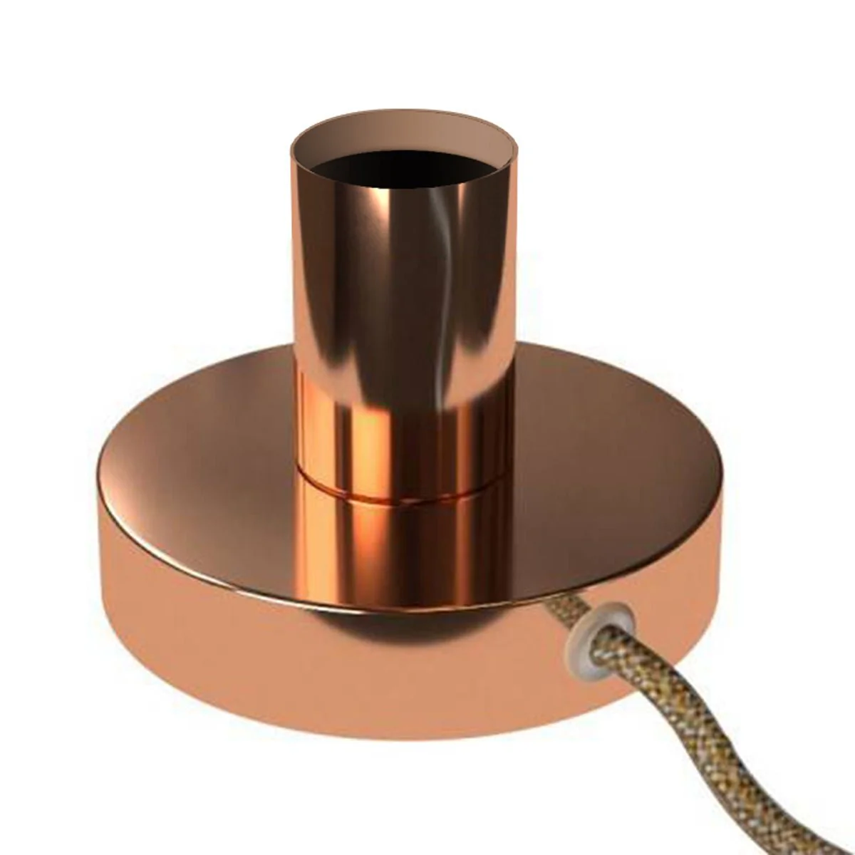 Posaluce - Table lamp in metal with UK plug - Copper