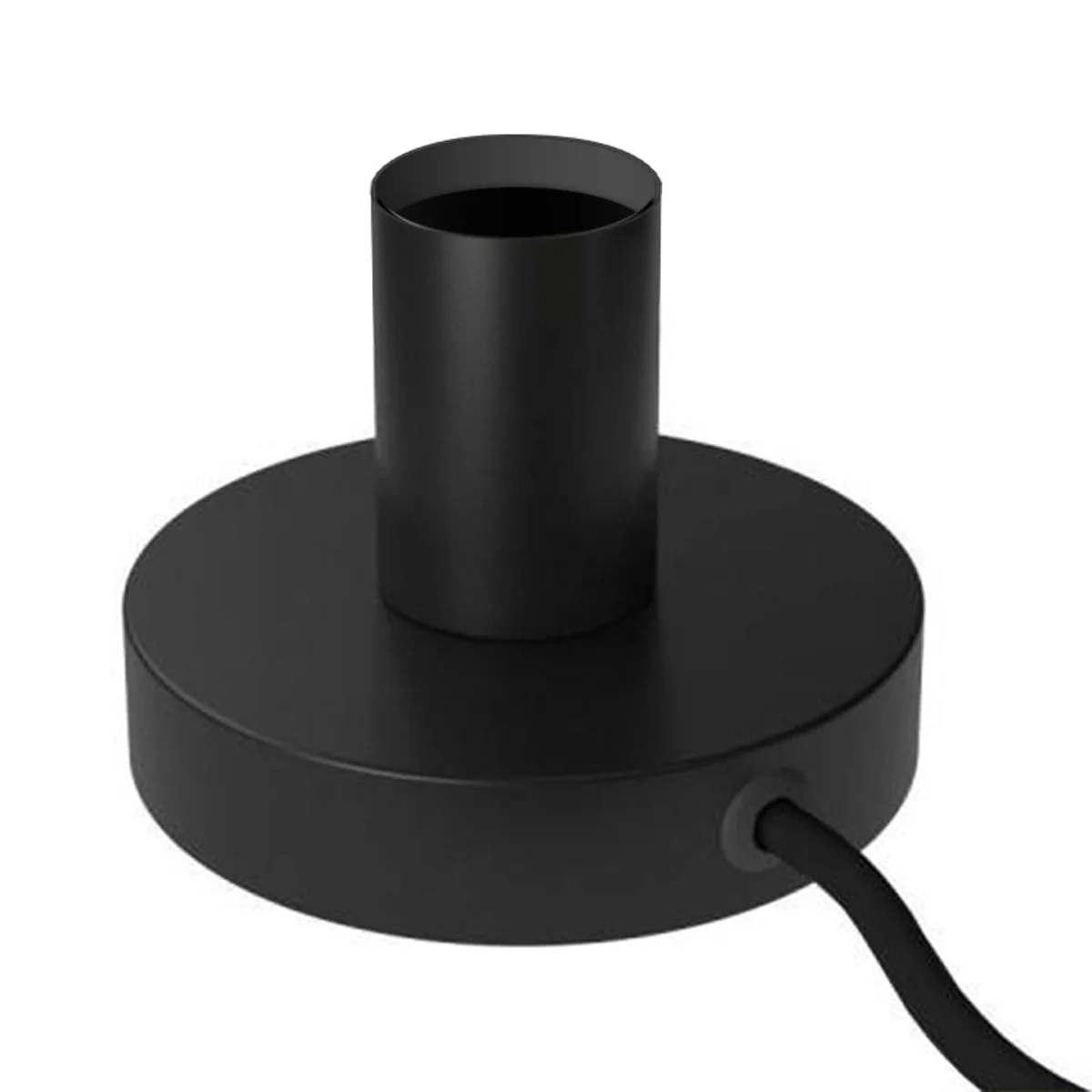 Posaluce - Metal table lamp with UK plug - Matte black