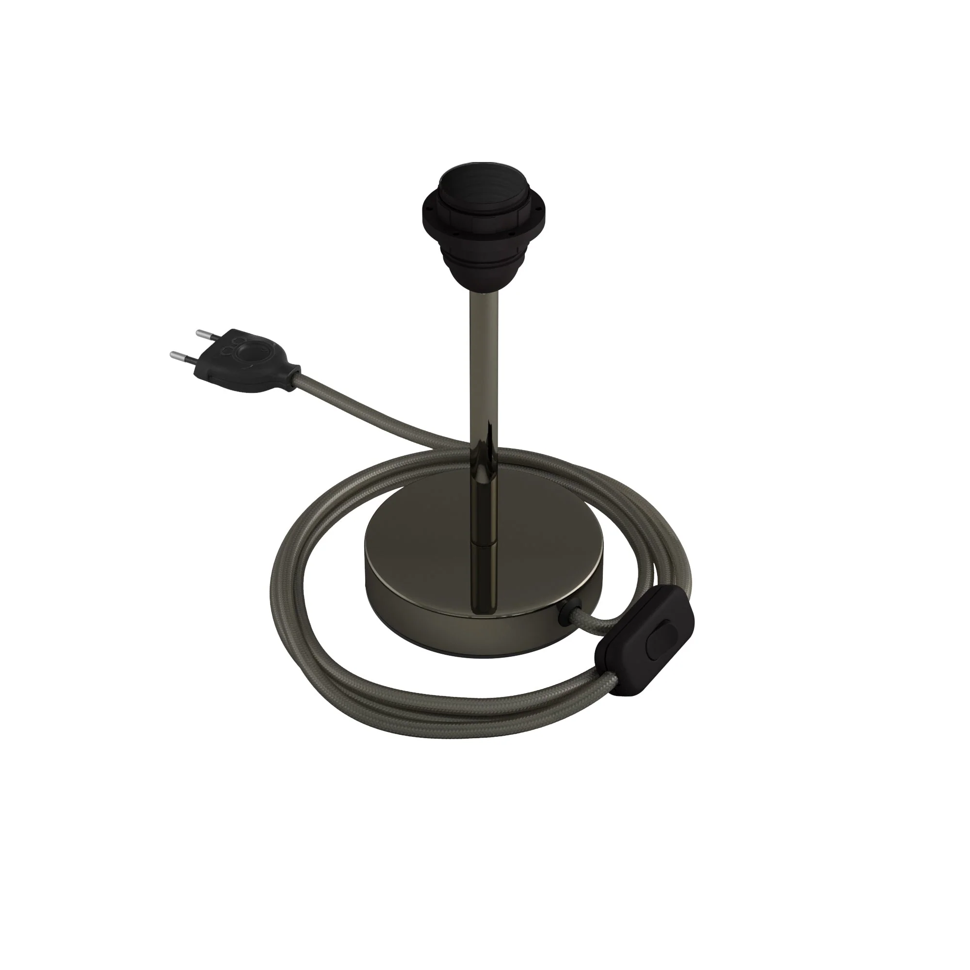 Raise-light for lampshade - Metal table lamp - Pearl black - Image 6