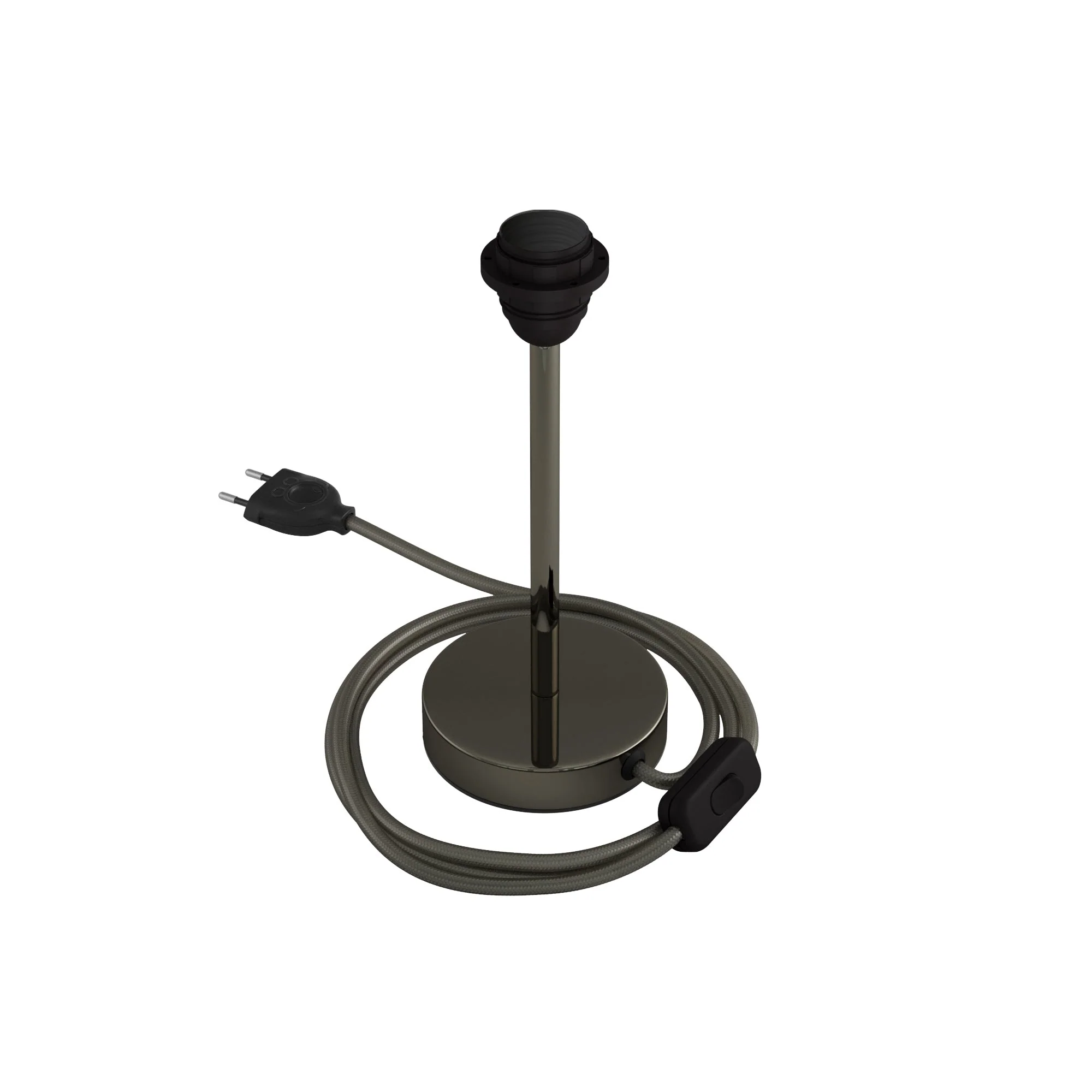 Raise-light for lampshade - Metal table lamp - Pearl black - Image 7