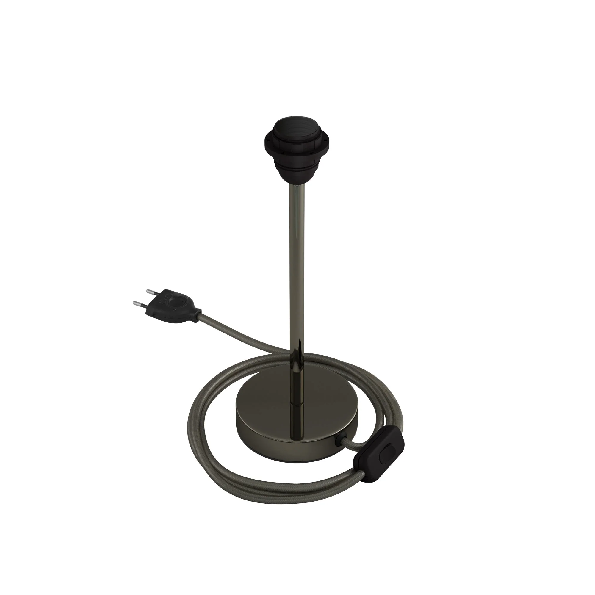 Raise-light for lampshade - Metal table lamp - Pearl black - Image 8