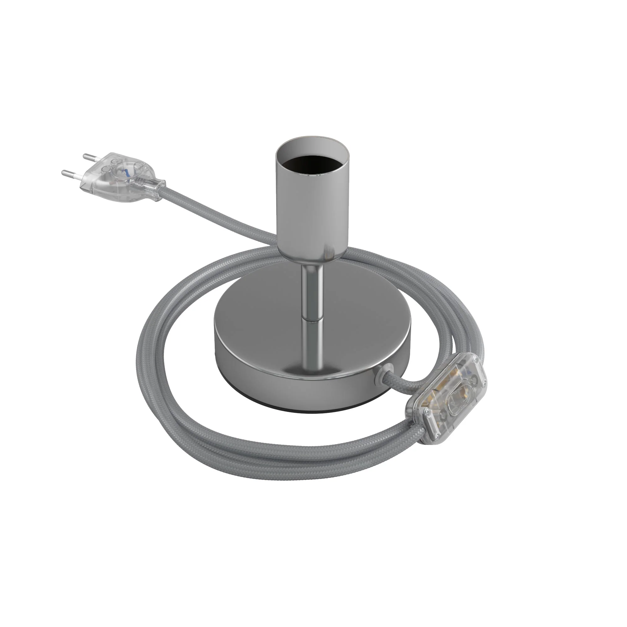 Alzaluce – Metal table lamp – Chrome
