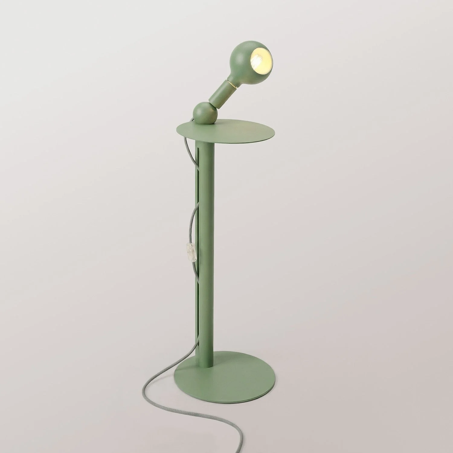 Rocco - Floor lamp with Camo light bulb - Green