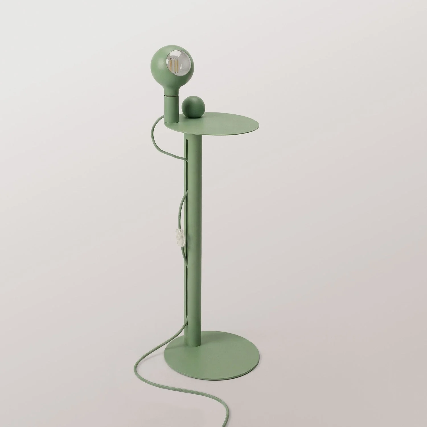 Rocco - Floor lamp with Camo light bulb - Green - Image 5