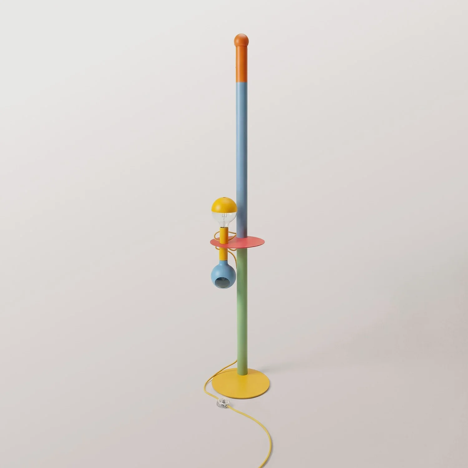 Rocco XXL - Multicolor floor lamp with UK plug and Maria and Camo light bulb - Image 6