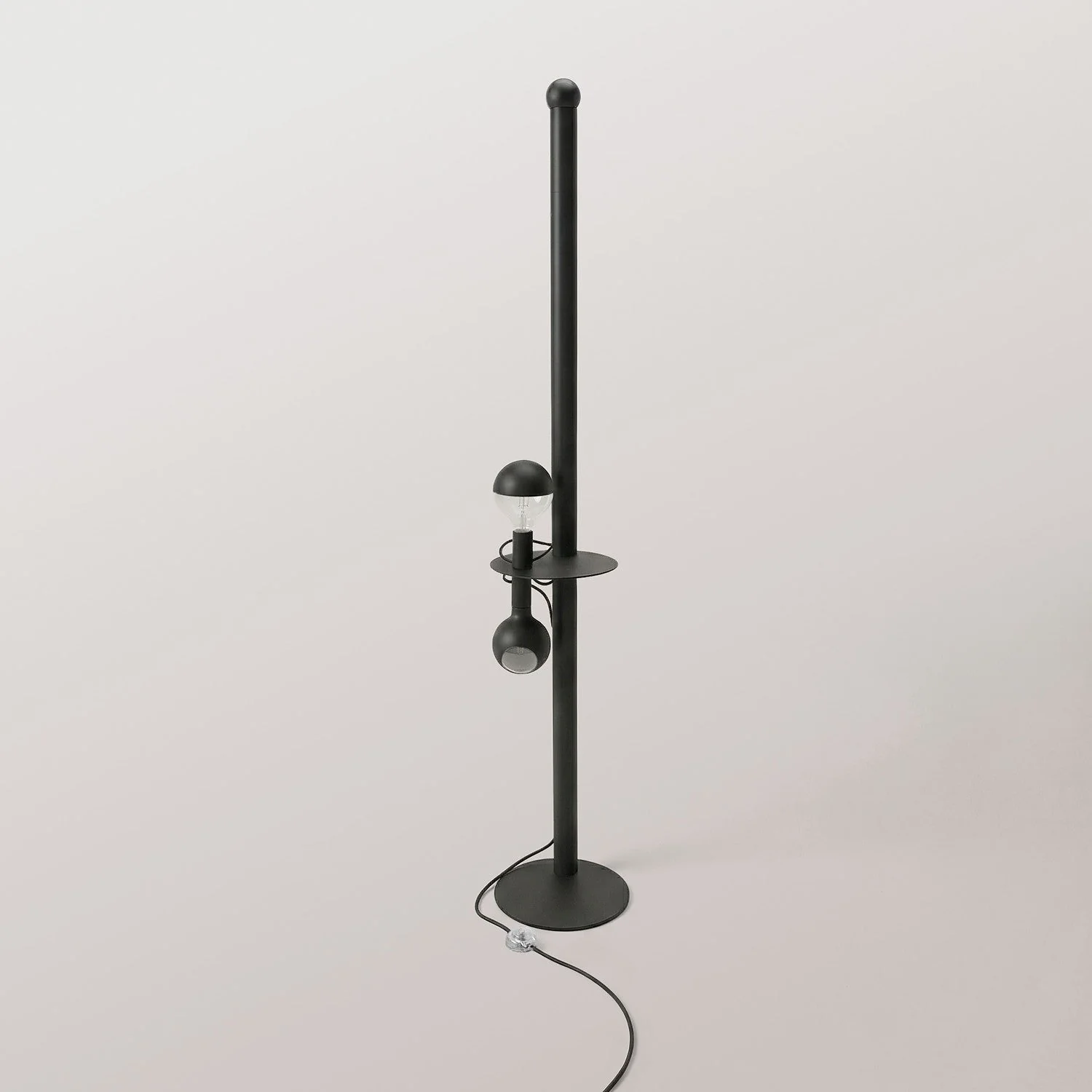 Rocco XXL - Floor lamp with Maria and Camo Light bulb - Black - Image 6