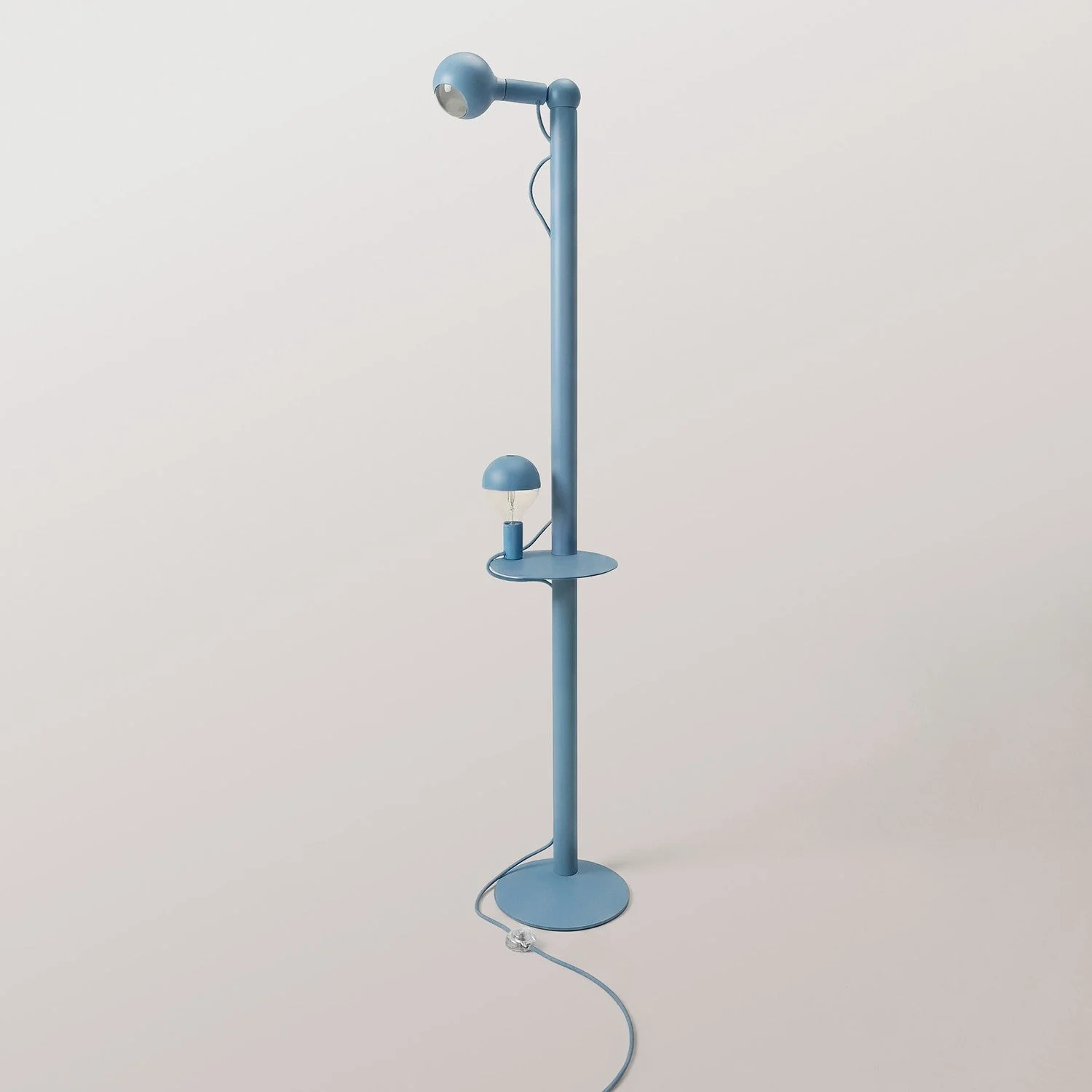 Rocco XXL - Floor lamp with Maria and Camo Light bulb - Blue - Image 4